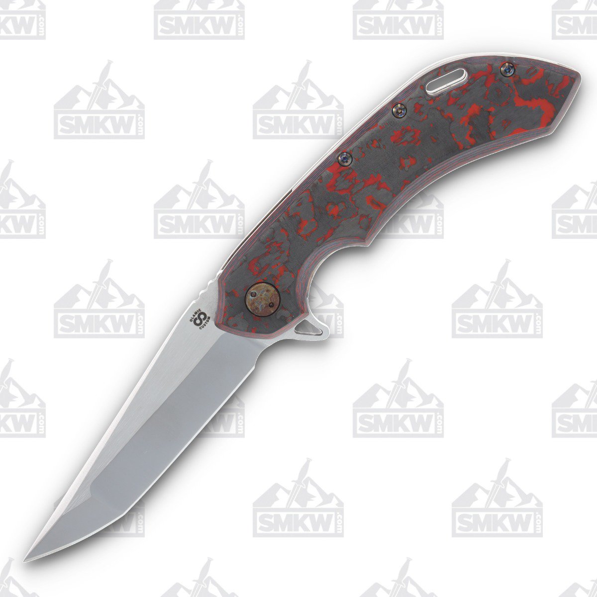 Olamic Wayfarer 247 Folding Knife T-037Q Companto Lava Flow Fat Carbon (Neontropic) T037Q View 1