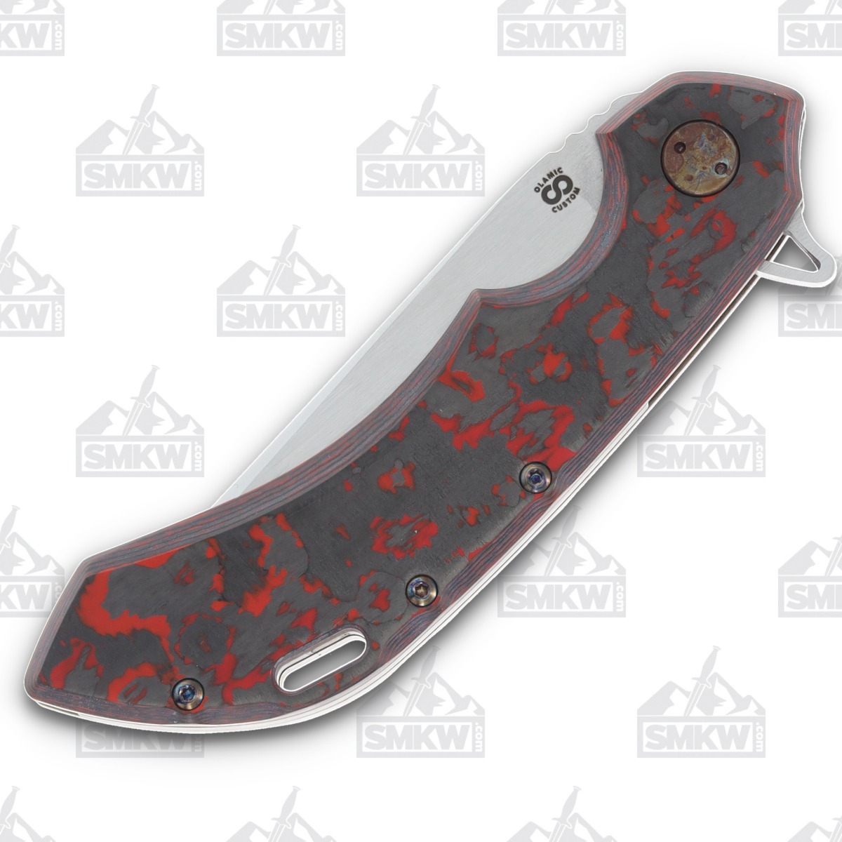 Olamic Wayfarer 247 Folding Knife T-037Q Companto Lava Flow Fat Carbon (Neontropic) T037Q View 5