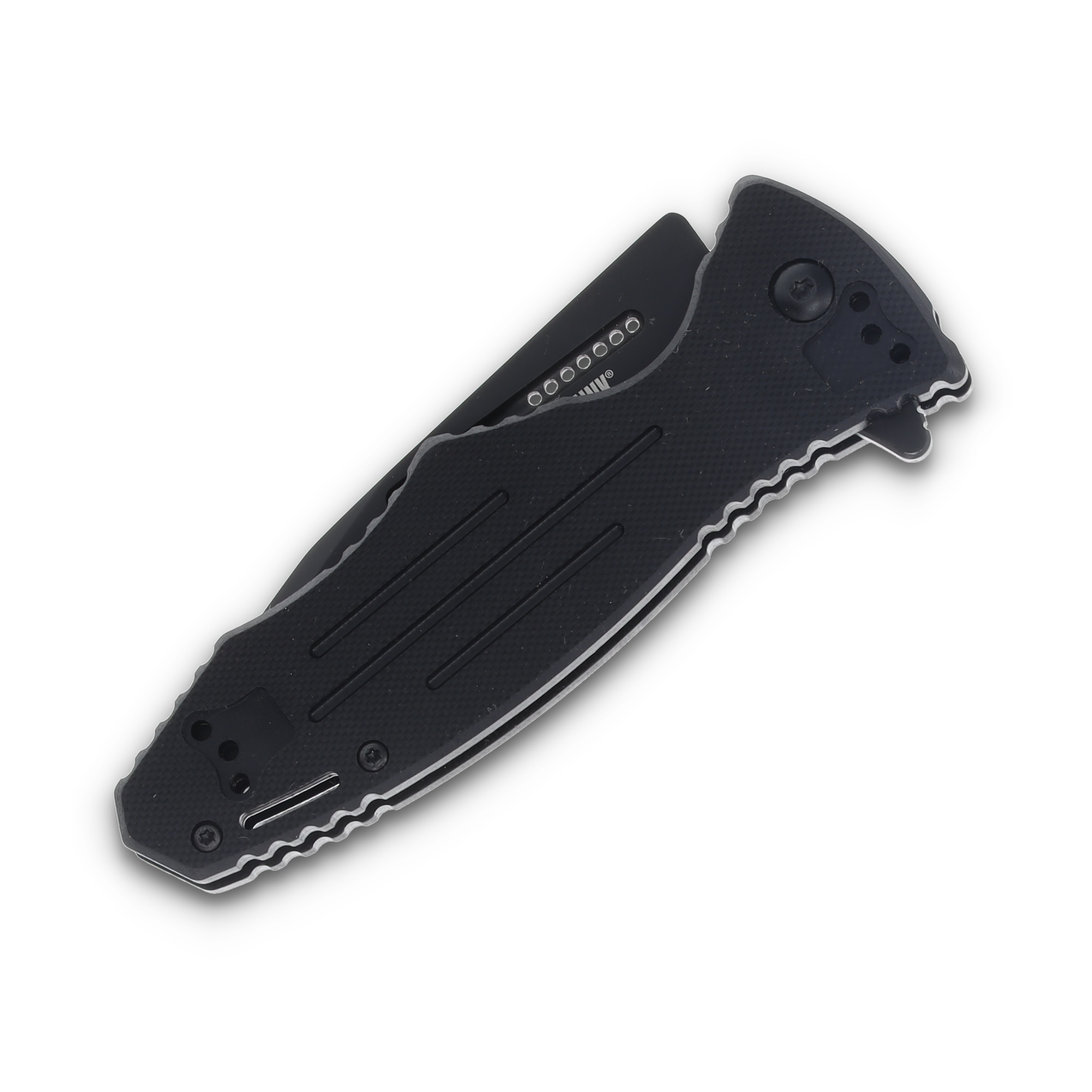 Blackhawk Hornet II Sideliner Folding Knife 3.5in Black PS Clip Point BH15H211BK View 5