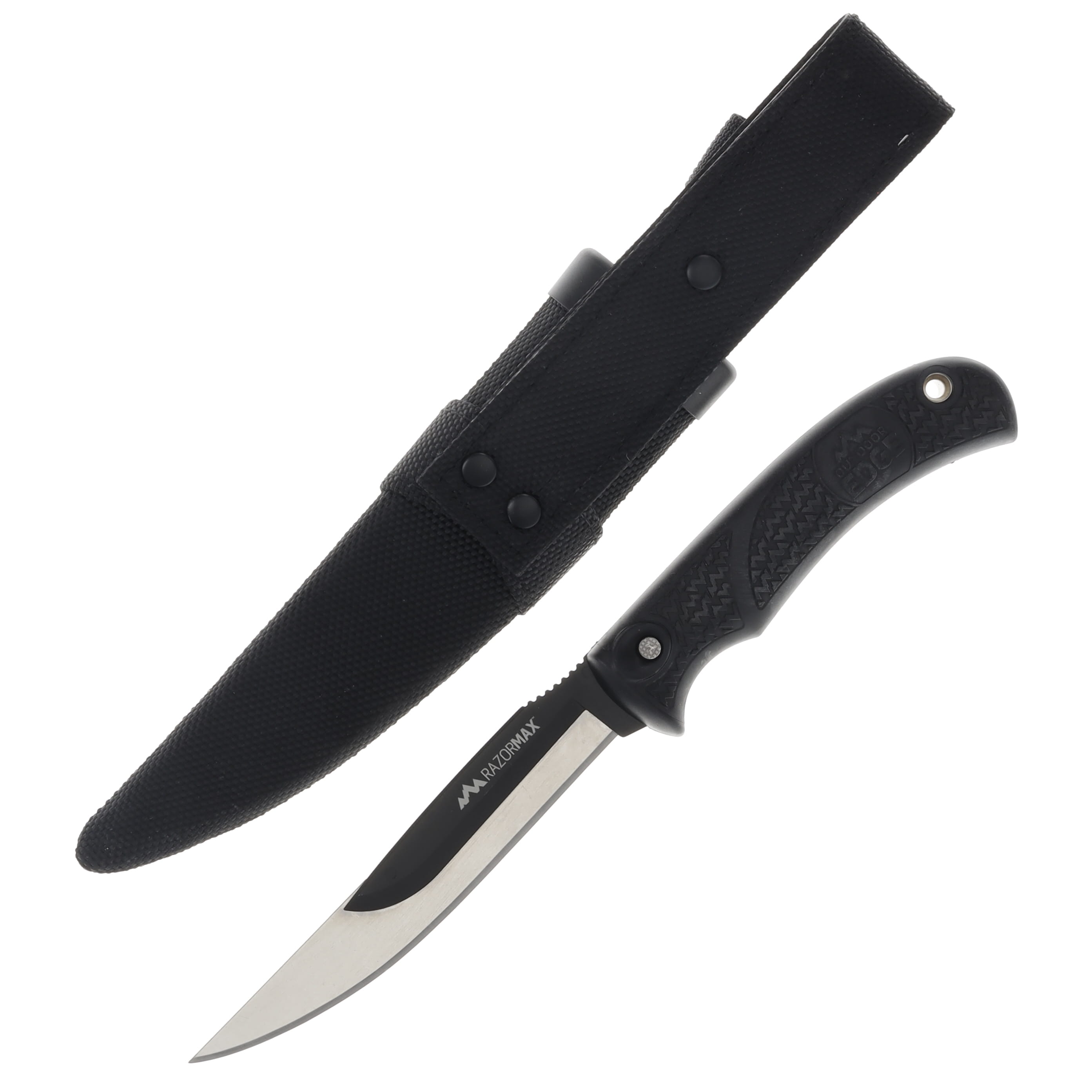 Outdoor Edge Razor-Max Fixed Blade Knife with Replacement Blades Black Handle OERMK-10C View 3
