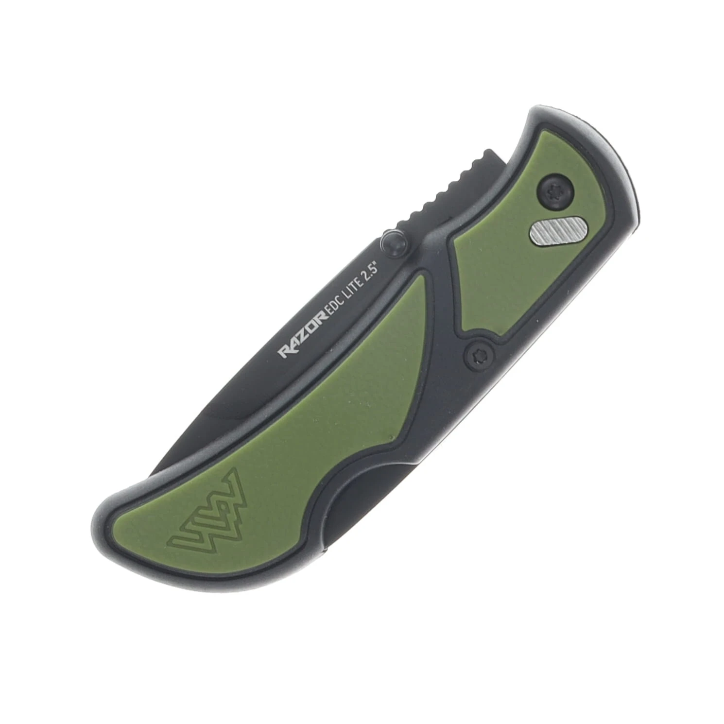 Outdoor Edge Razor EDC Lite Folding Knife 2.5in Drop Point OD Green OERCG25-2C View 5