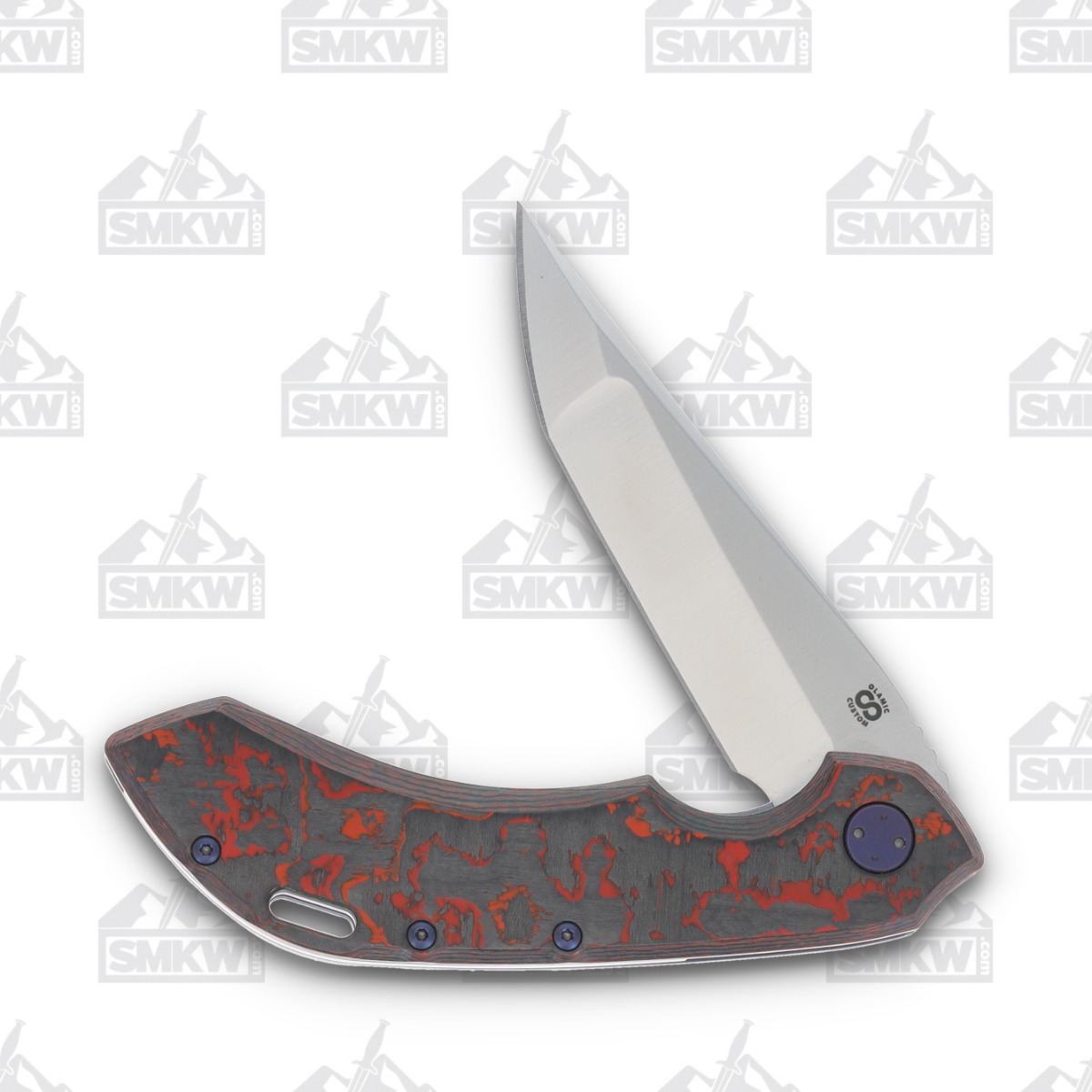 Olamic Wayfarer 247 Folding Knife T-069Q Mars Valley FatCarbon/Texwash Ocean T069Q View 4