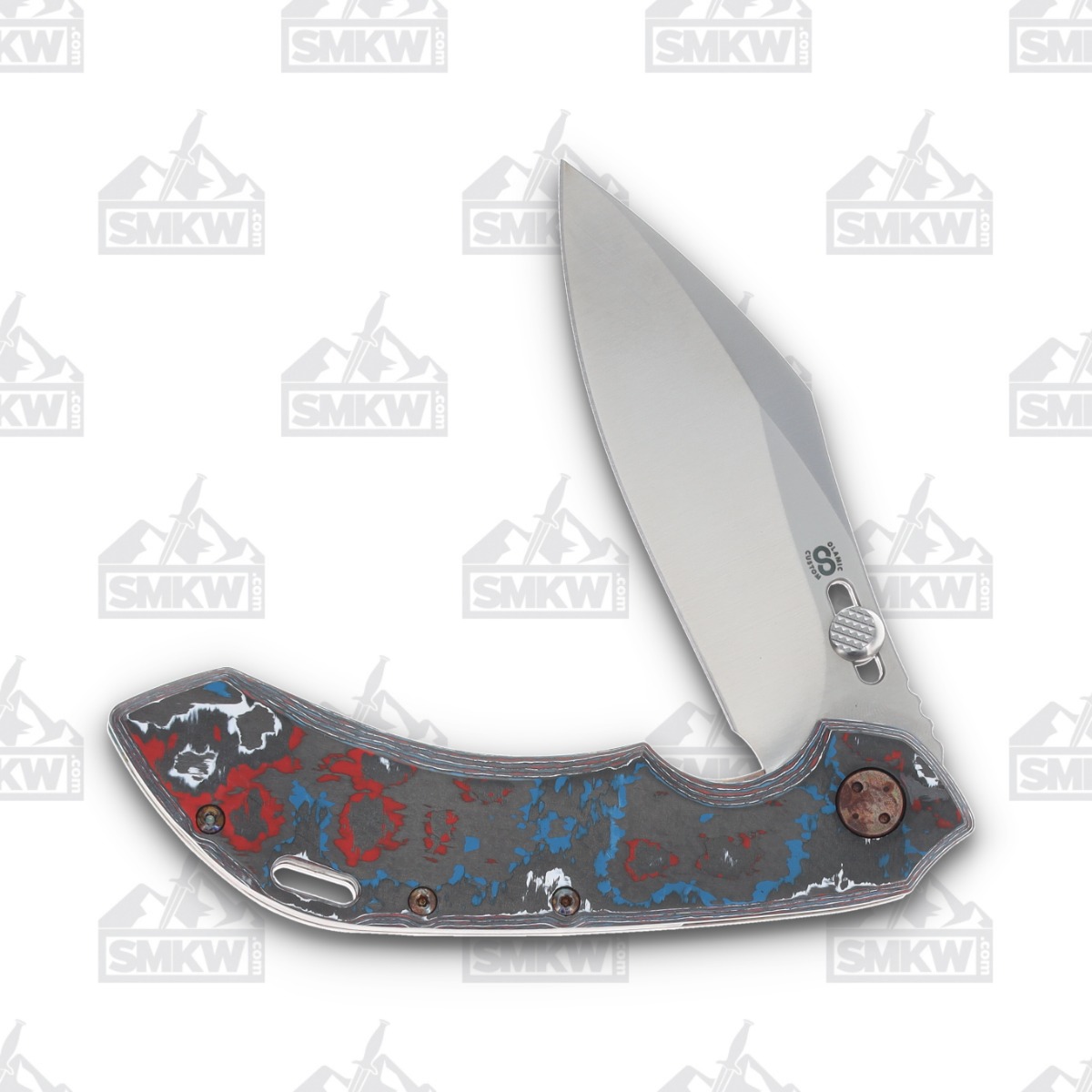 Olamic Wayfarer 247 Folding Knife T-083C Cutlass Nebula Fat Carbon (Antique) T083C View 3