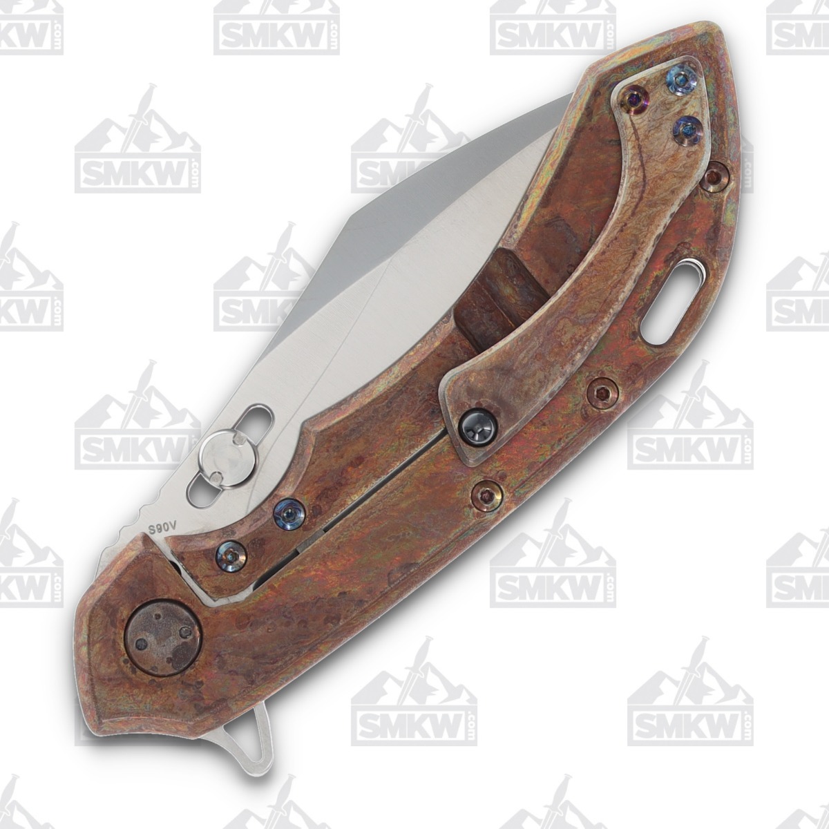 Olamic Wayfarer 247 Folding Knife T-083C Cutlass Nebula Fat Carbon (Antique) T083C View 6