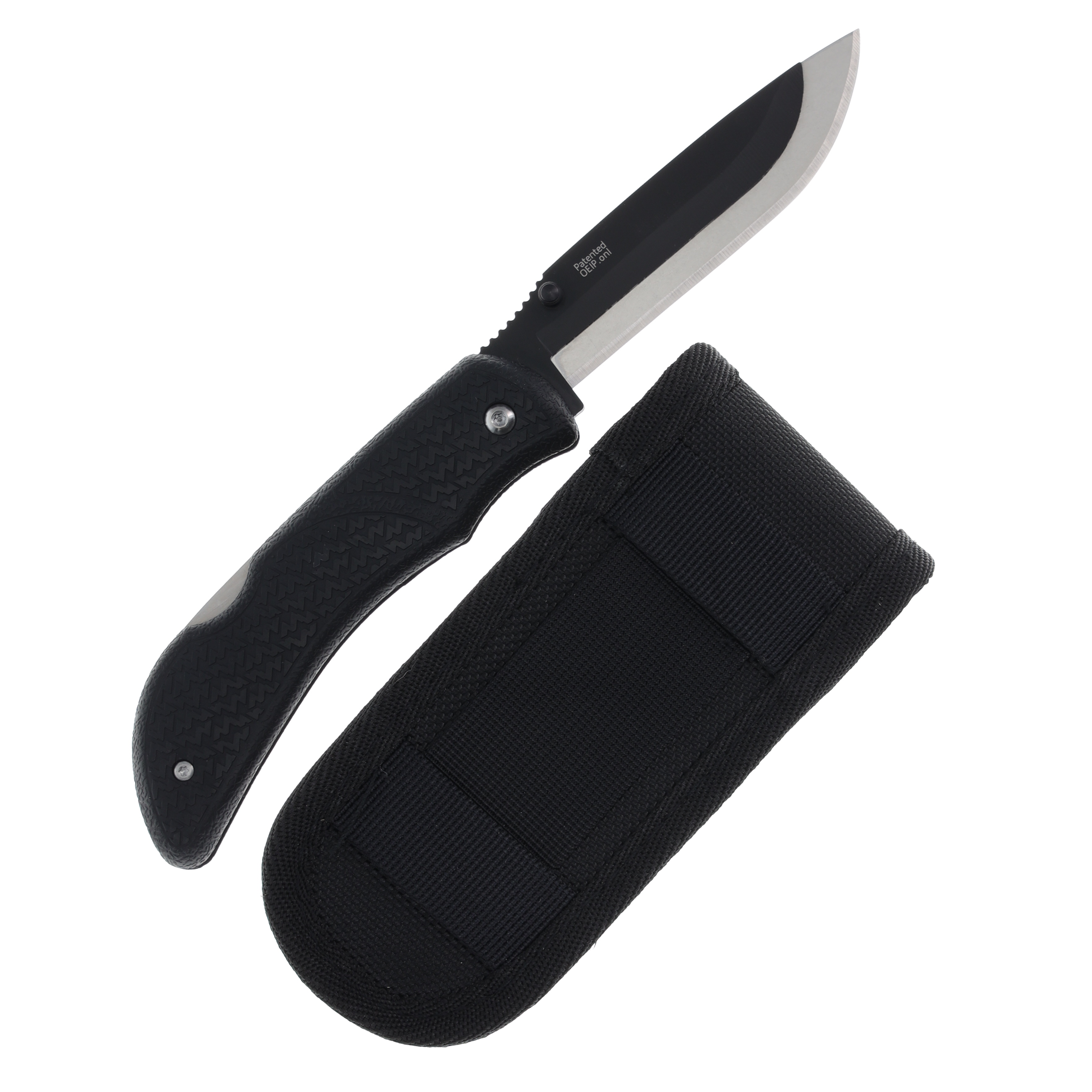 Outdoor Edge Razor EDC Lite Folding Knife 3.5in Drop Point Black OERL-10C View 3