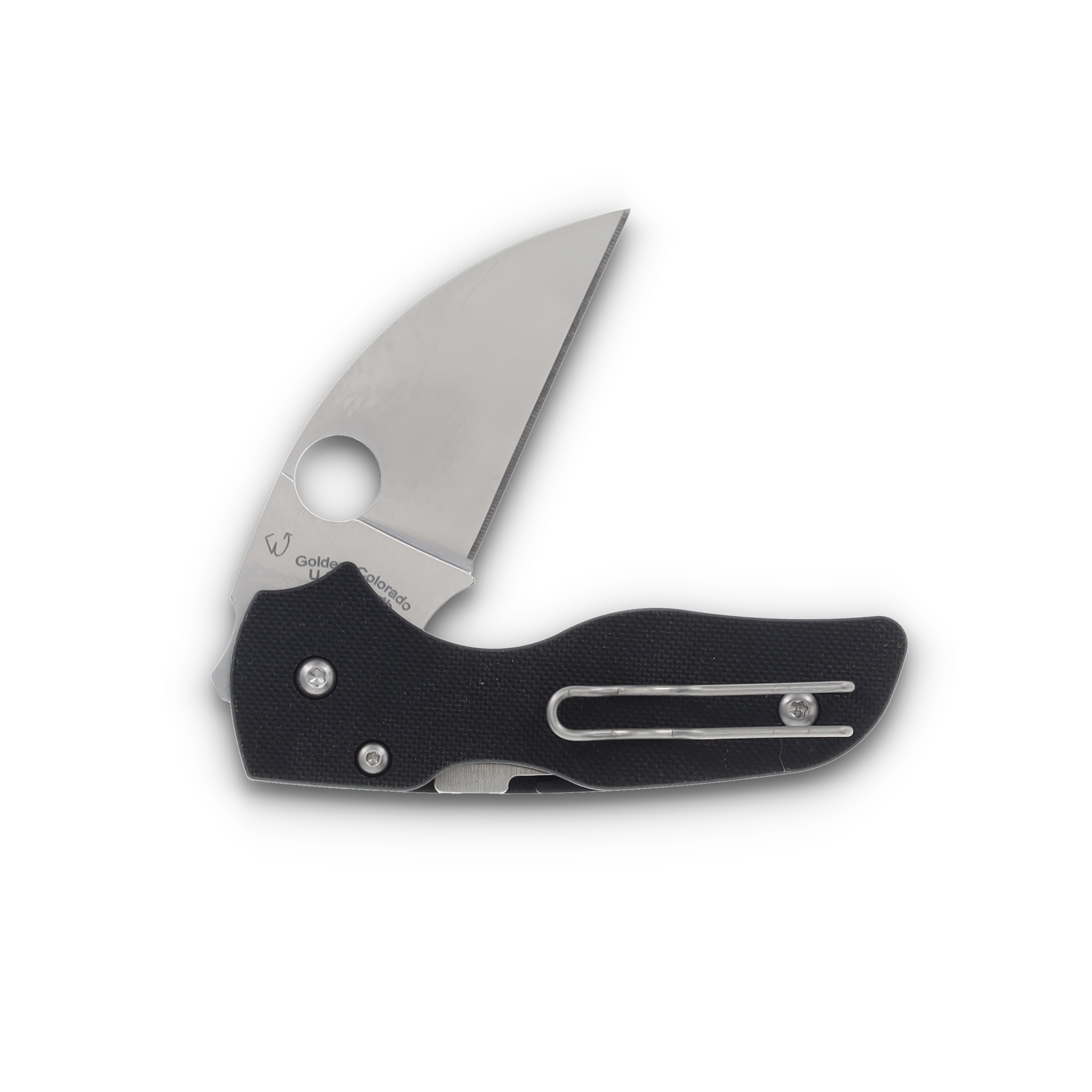 Spyderco Lil' Native Folding Knife 2.47 Inch Plain Satin Wharncliffe SPC230GPWC View 4