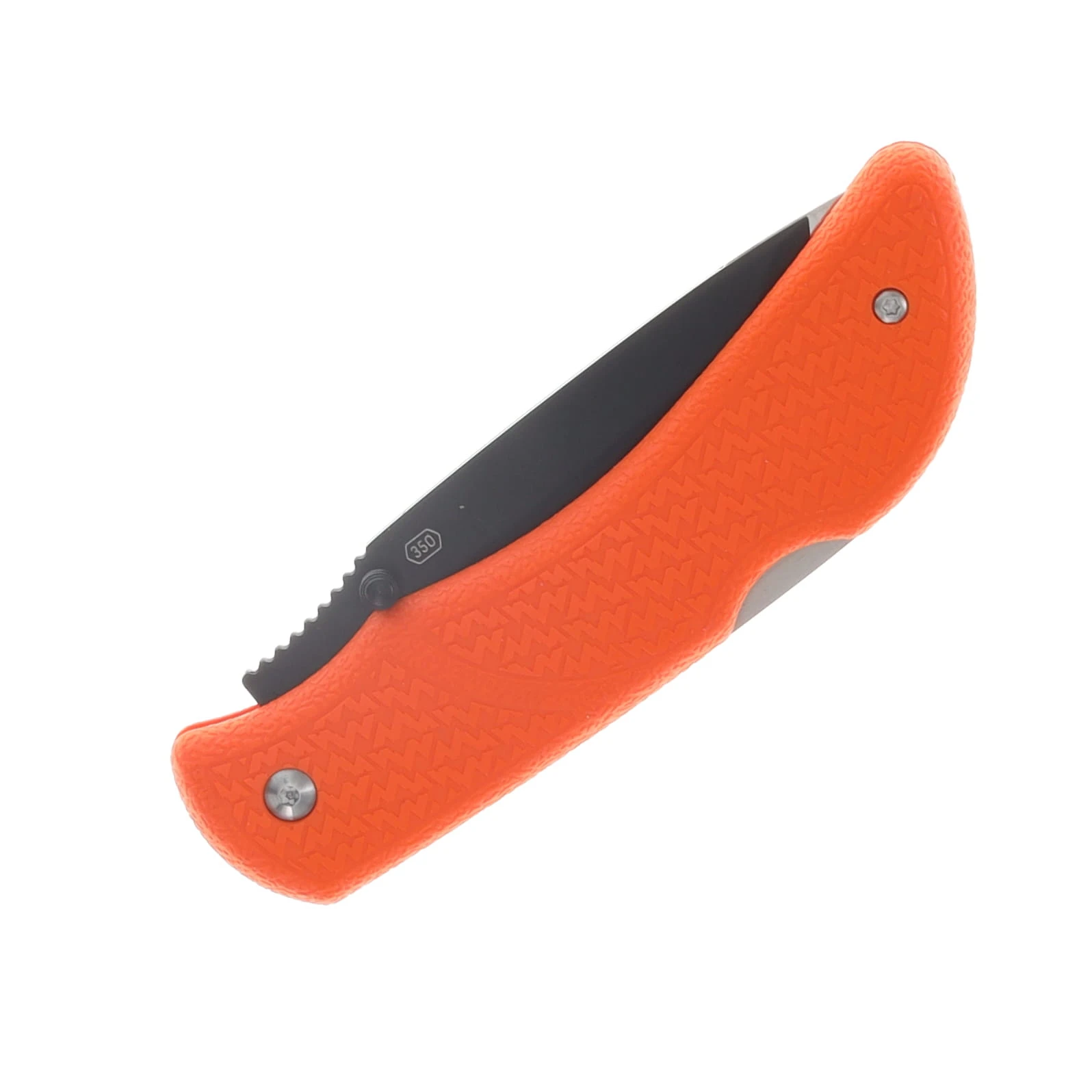 Outdoor Edge Razor Pro Lite Folding Knife 3.5in Drop Point- Orange Handle OERB-20C View 9