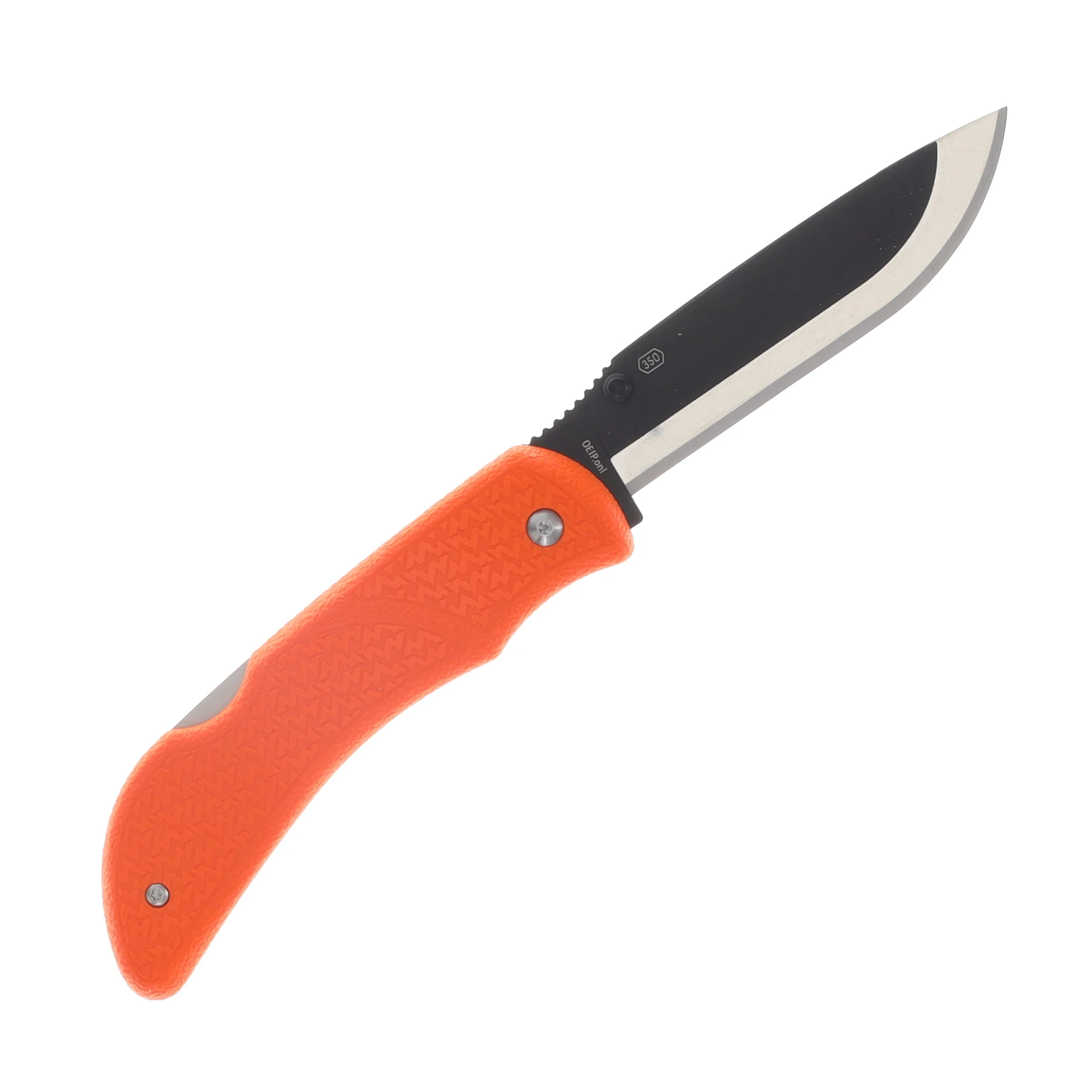 Outdoor Edge Razor Pro Lite Folding Knife 3.5in Drop Point- Orange Handle OERB-20C View 4