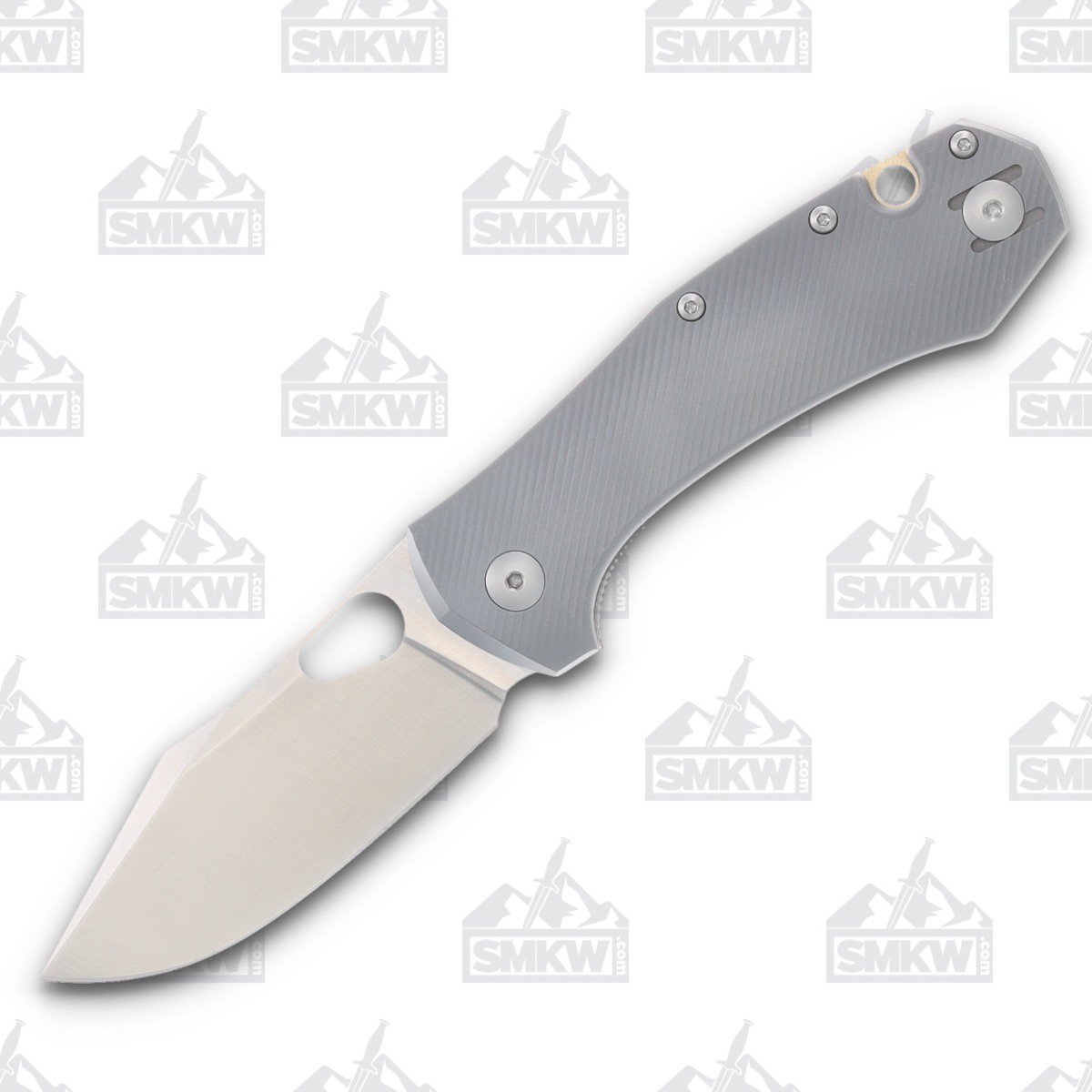 GiantMouse ACE Atelier Linerlock Folding Knife Satin Elmax/Titanium GMACEATELIERTI View 1