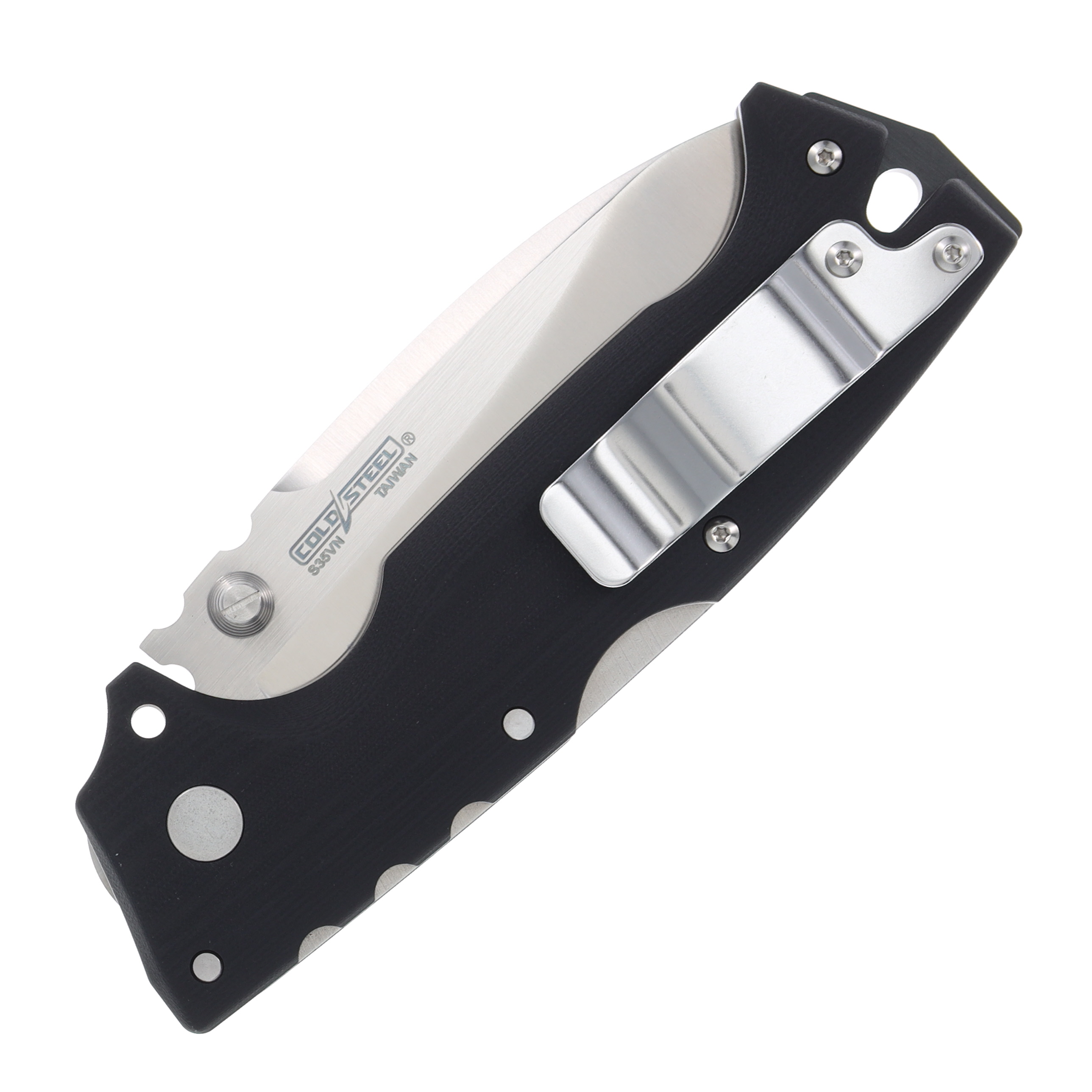 Cold Steel AD-10 Folding Knife Black 4in Satin Drop Point Blade CS28DD View 6