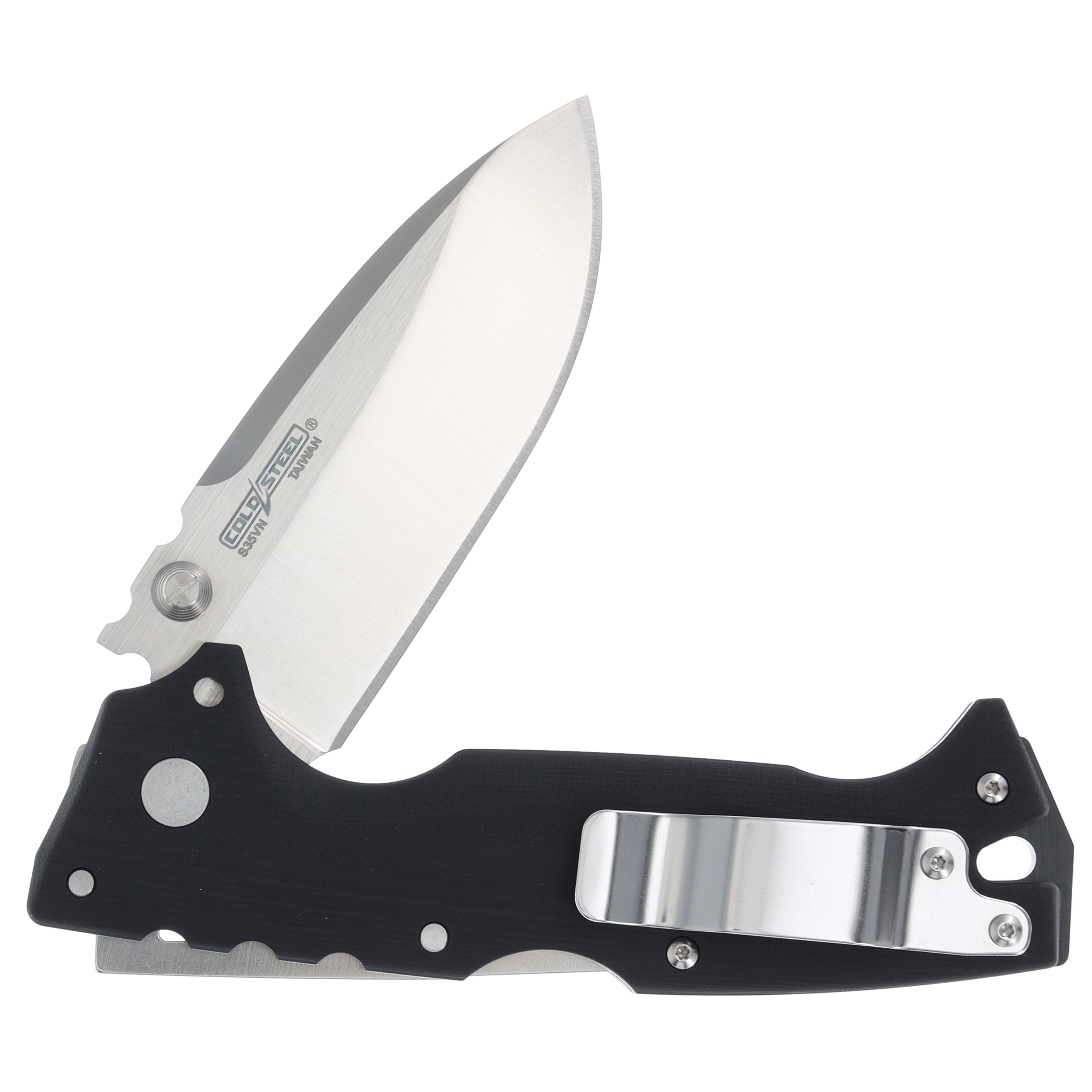 Cold Steel AD-10 Folding Knife Black 4in Satin Drop Point Blade CS28DD View 4