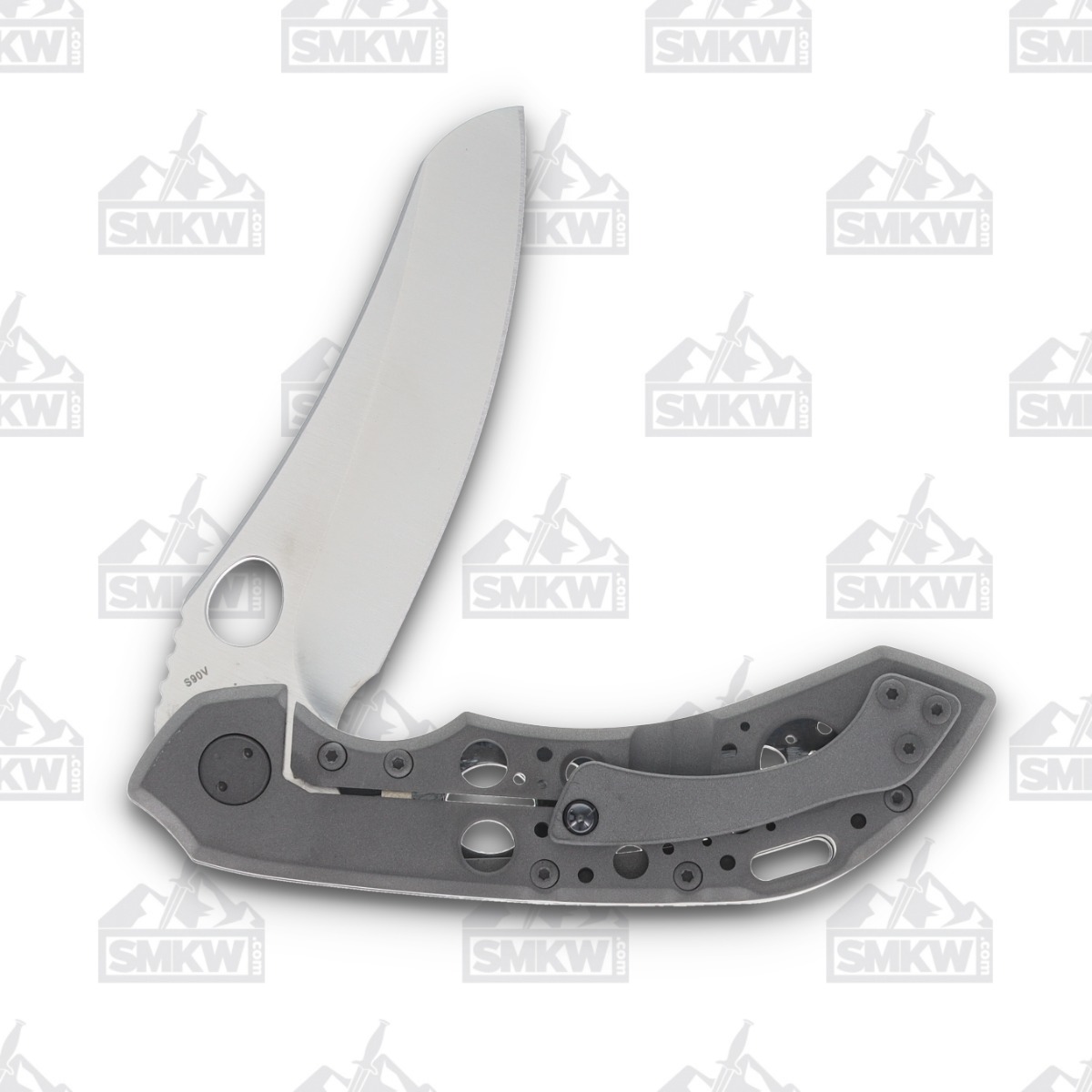 Olamic Wayfarer 247 Folding Knife T-091M White Storm FatCarbon/Dark Blast T091M View 4