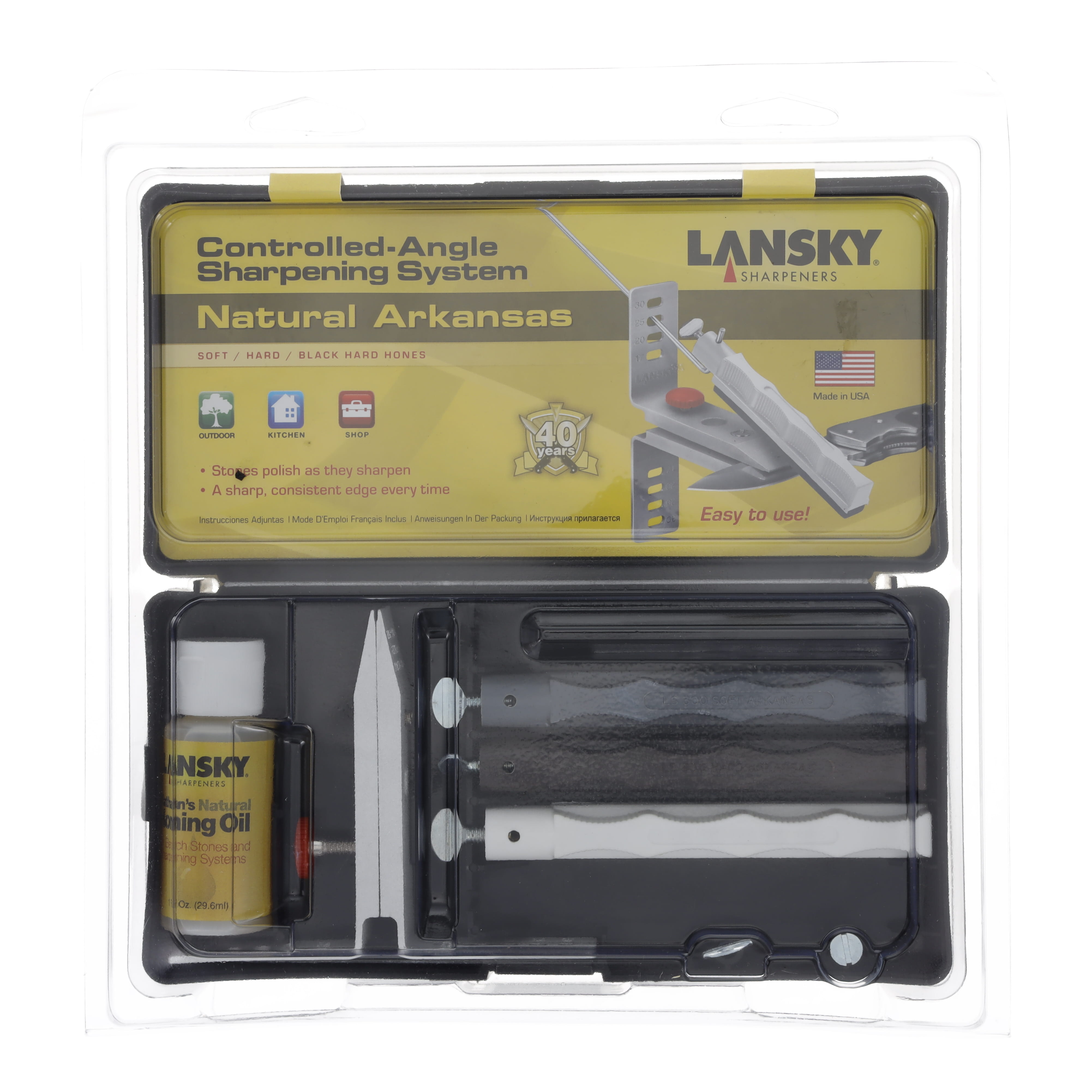 Lansky Natural Arkansas Sharpening System SI5600 View 5