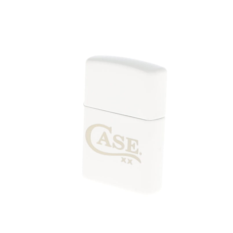 Zippo White Matte Lighter Case Knives Long Tail C Logo CA52256 View 8