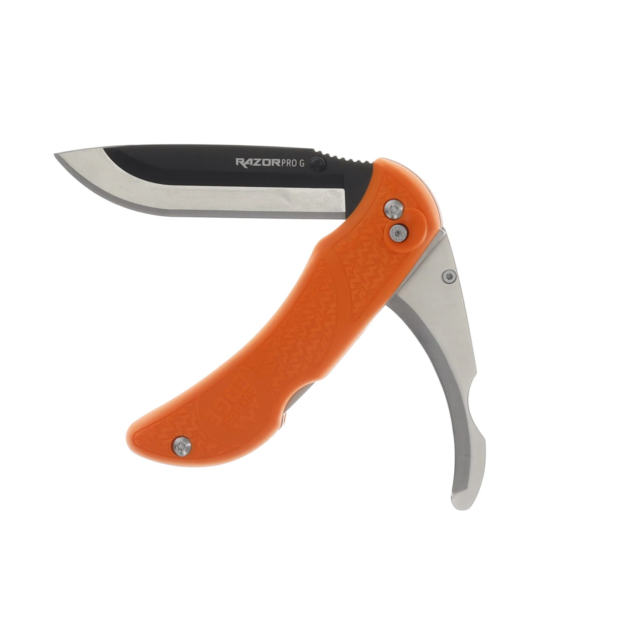Outdoor Edge Knives RazorPro G Blaze Orange Double Blade Hunting Knife OERO-20C View 4