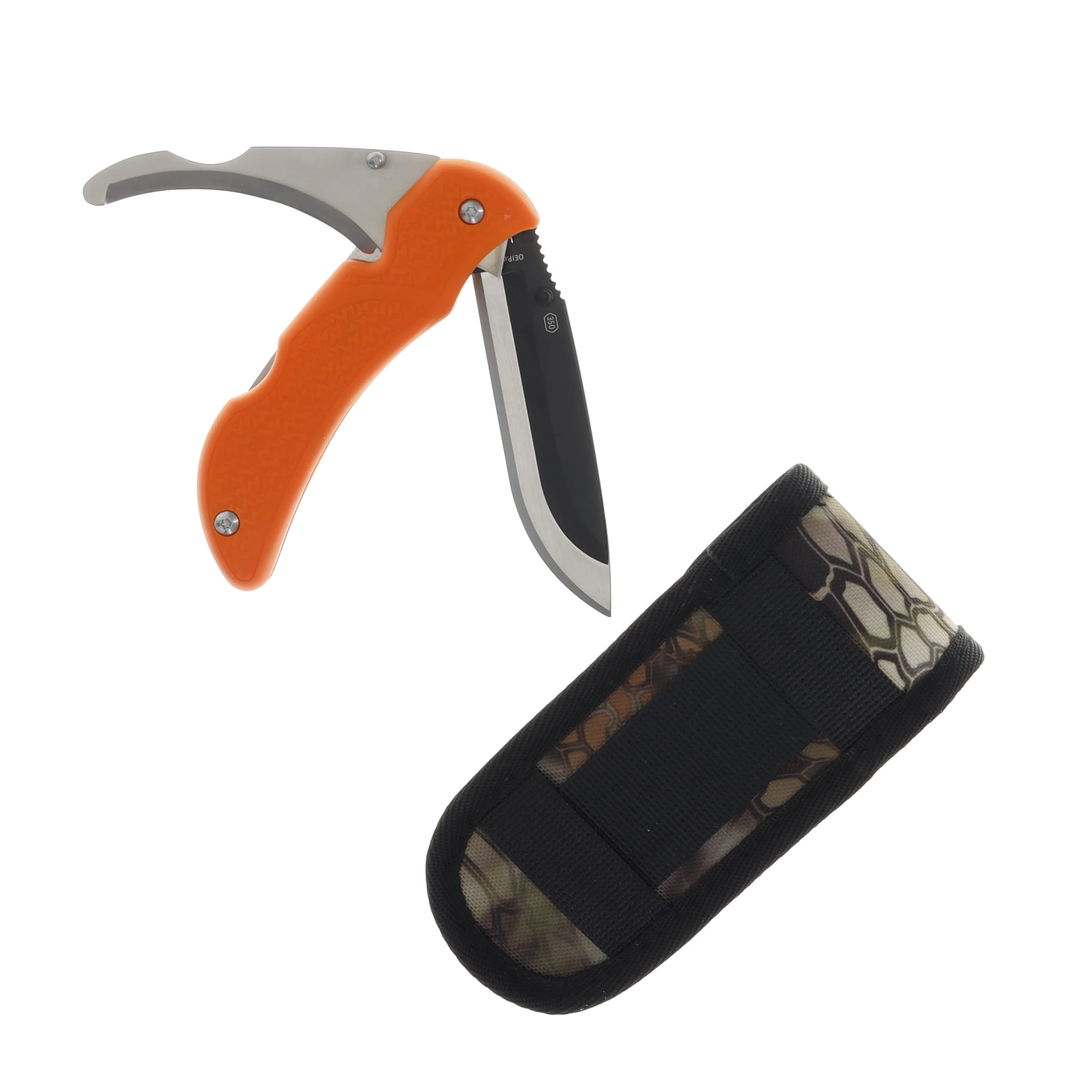 Outdoor Edge Knives RazorPro G Blaze Orange Double Blade Hunting Knife OERO-20C View 2