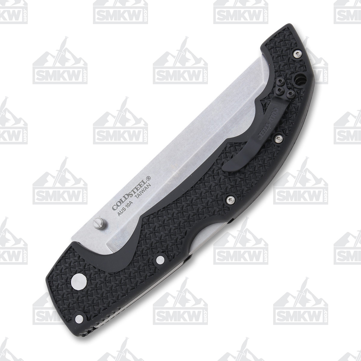 Cold Steel XL Voyager Folding Knife 5.5in Stonewash Tanto Serrated Blade CS29AXTS View 6