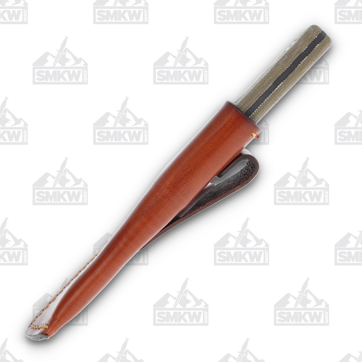 Ontario Small Besra 3.25in Plain Sheepsfoot Fixed Blade Tan OKC9002 View 8