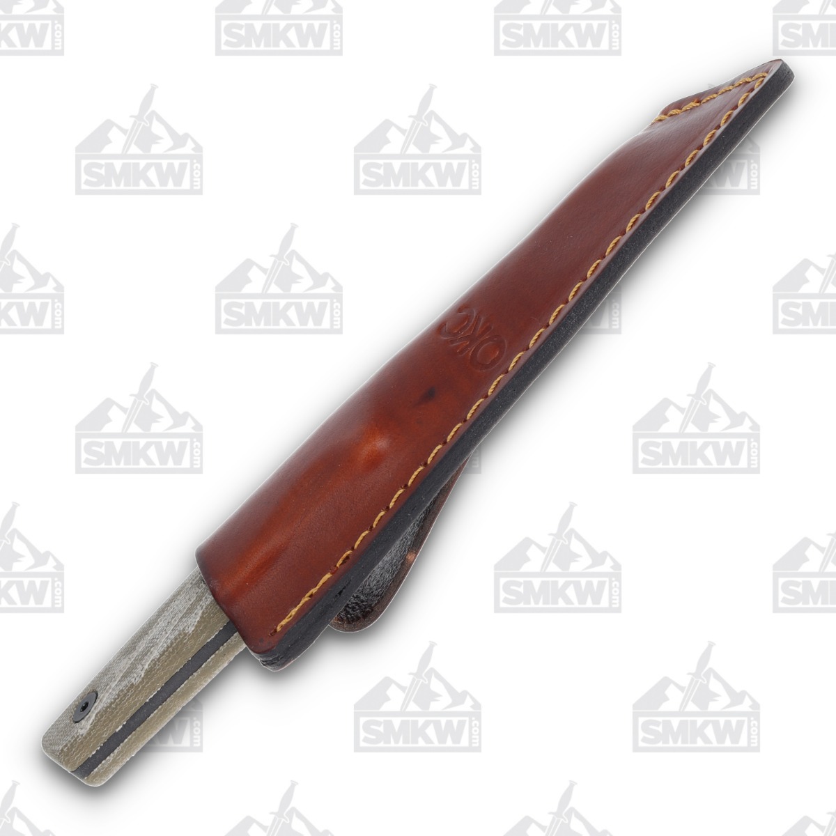 Ontario Small Besra 3.25in Plain Sheepsfoot Fixed Blade Tan OKC9002 View 7