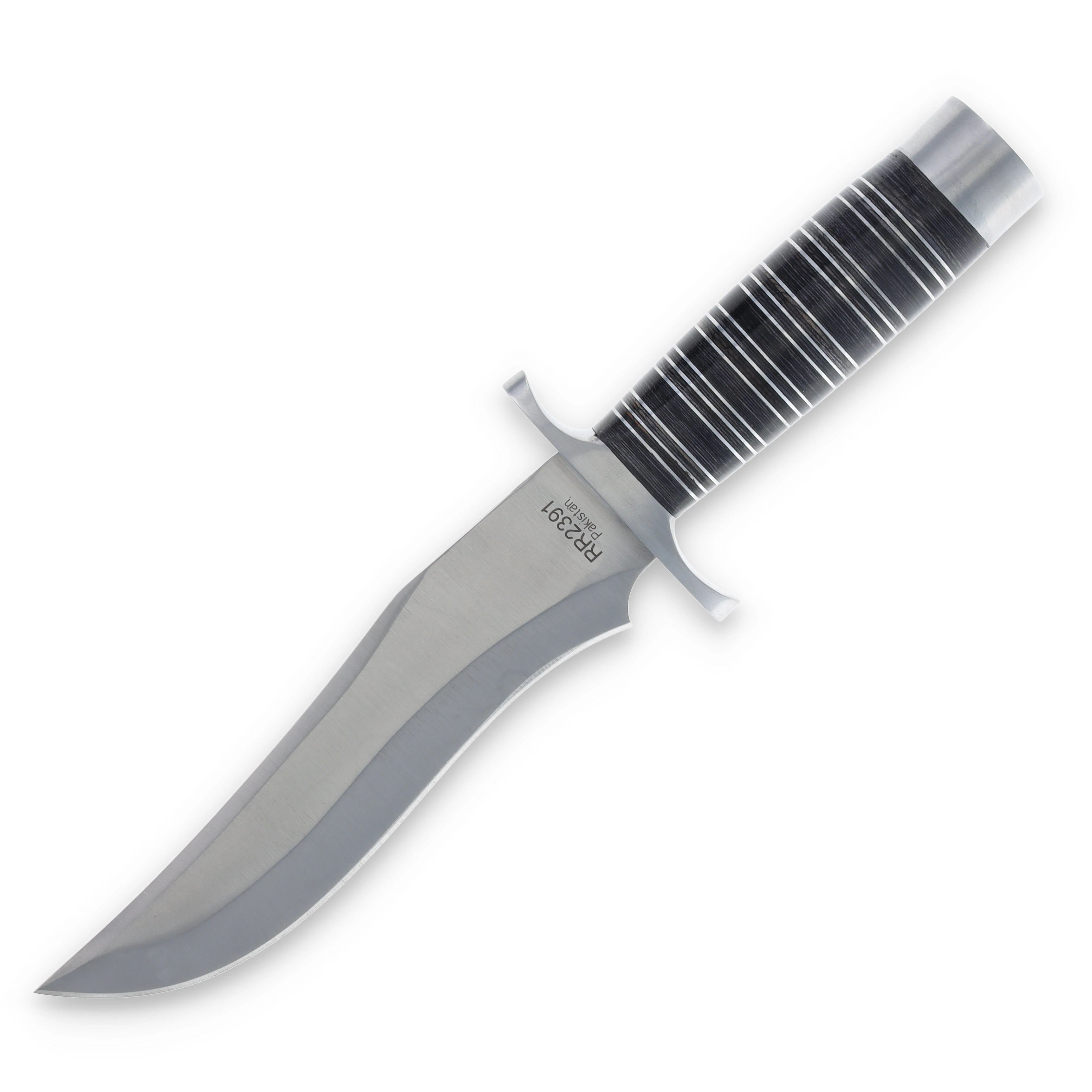 Rough Ryder Large Black and Silver Bowie RR2391 View 2
