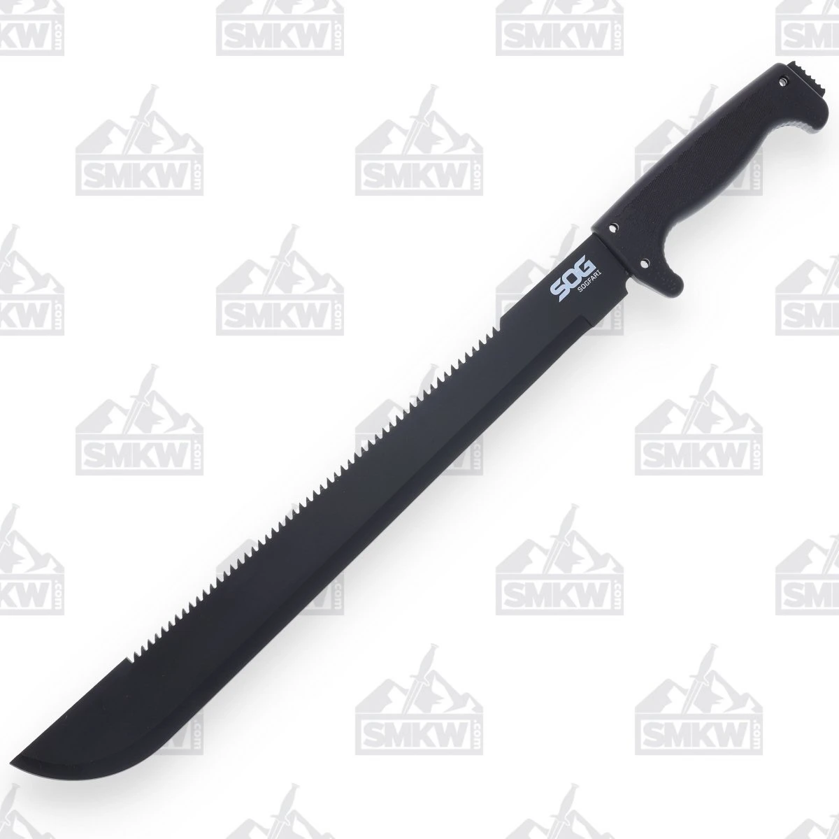 SOG SOGfari Machete 18 Inch Plain Black Powder Coated Machete Blade SOGMC02 View 1