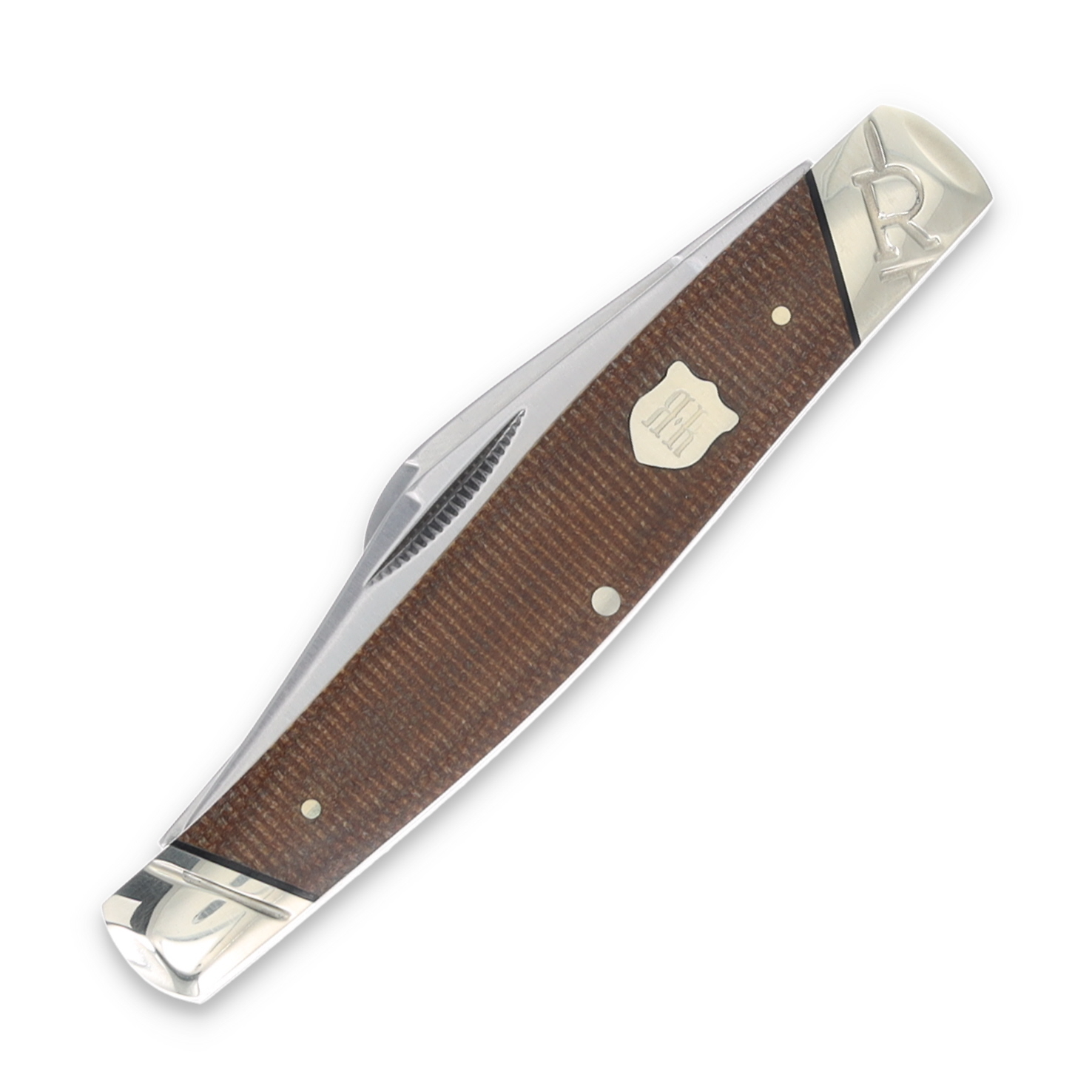 Rough Ryder Tater Skin Brown Burlap Stockman Folding Knife RR2334 View 3