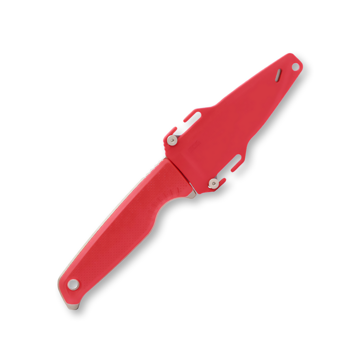 SOG Altair FX Fixed Blade Knife Canyon Red 3.4in Plain TiNi Clip Point SOG-17-79-02-57 View 4