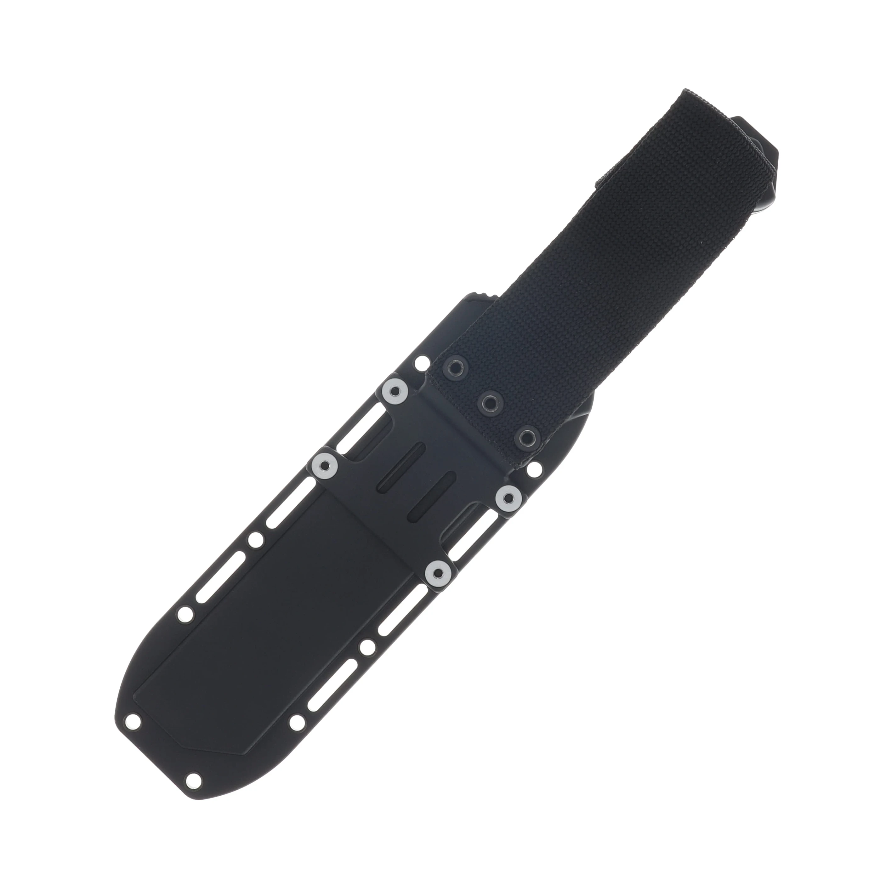 Ka-Bar Becker Tac Tool Fixed Blade Knife 7in Part Serrated Black Blade KABK3 View 4