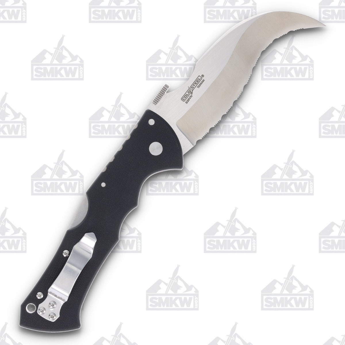 Cold Steel Black Talon II Folding Knife Serrated CS22BS View 2