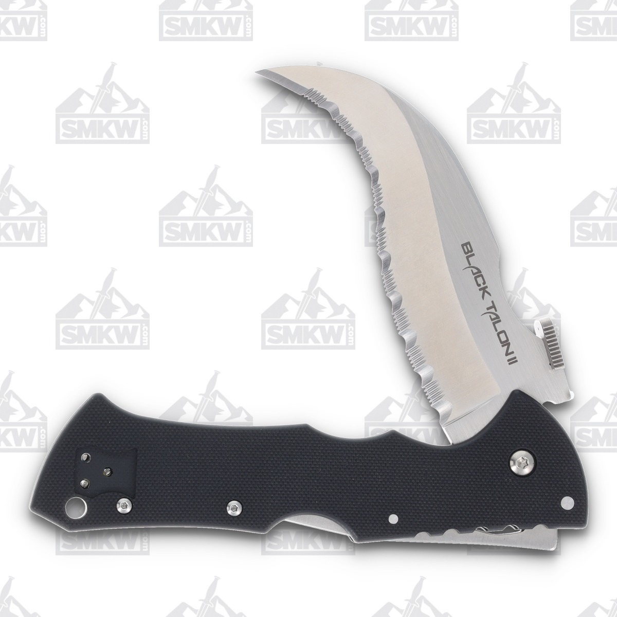 Cold Steel Black Talon II Folding Knife Serrated CS22BS View 3