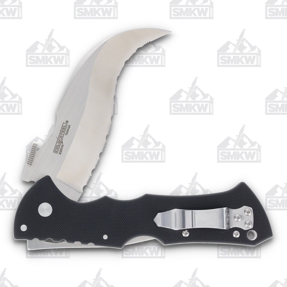 Cold Steel Black Talon II Folding Knife Serrated CS22BS View 4