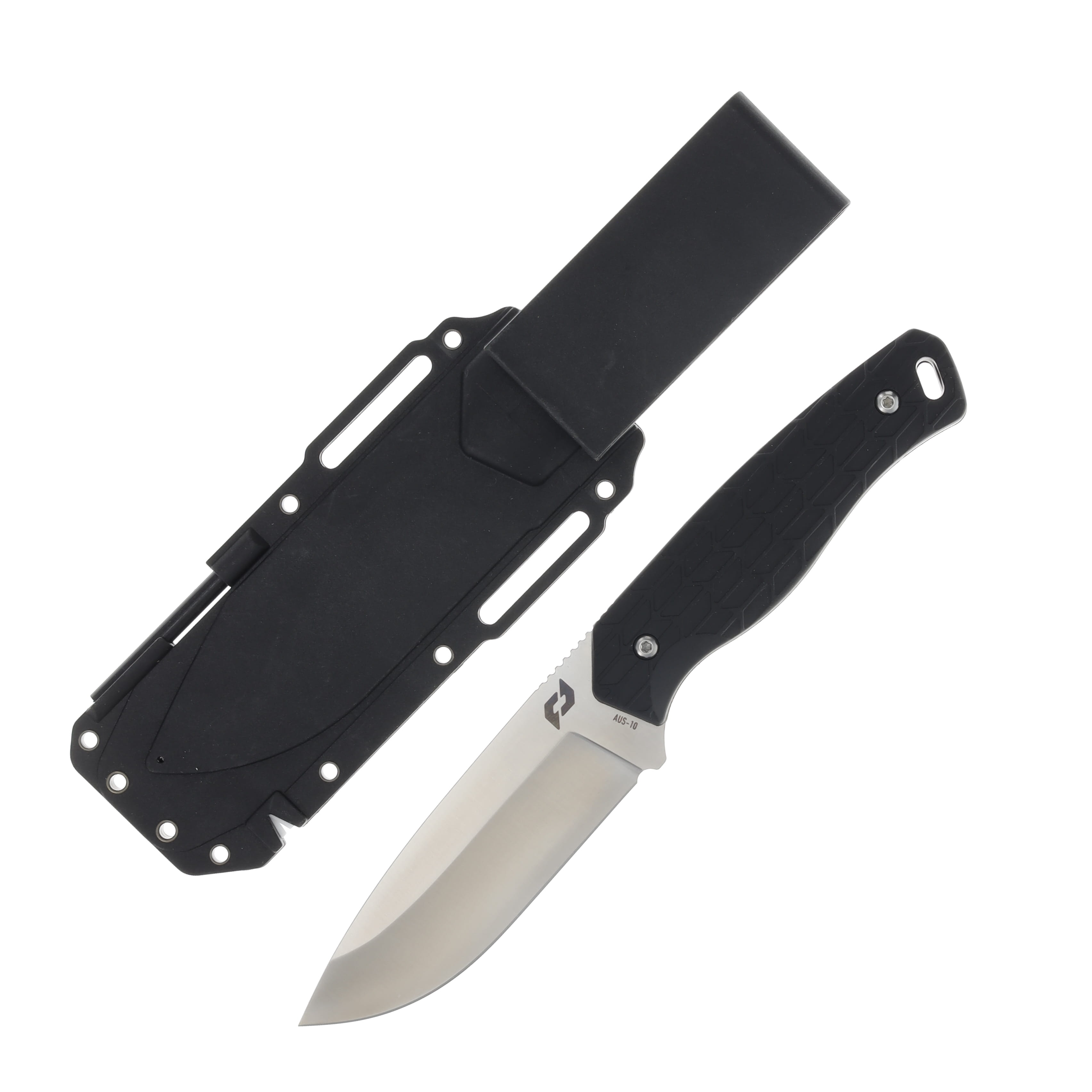 Schrade Exertion 3.75in Satin Drop Point Fixed Blade 1159309 View 2