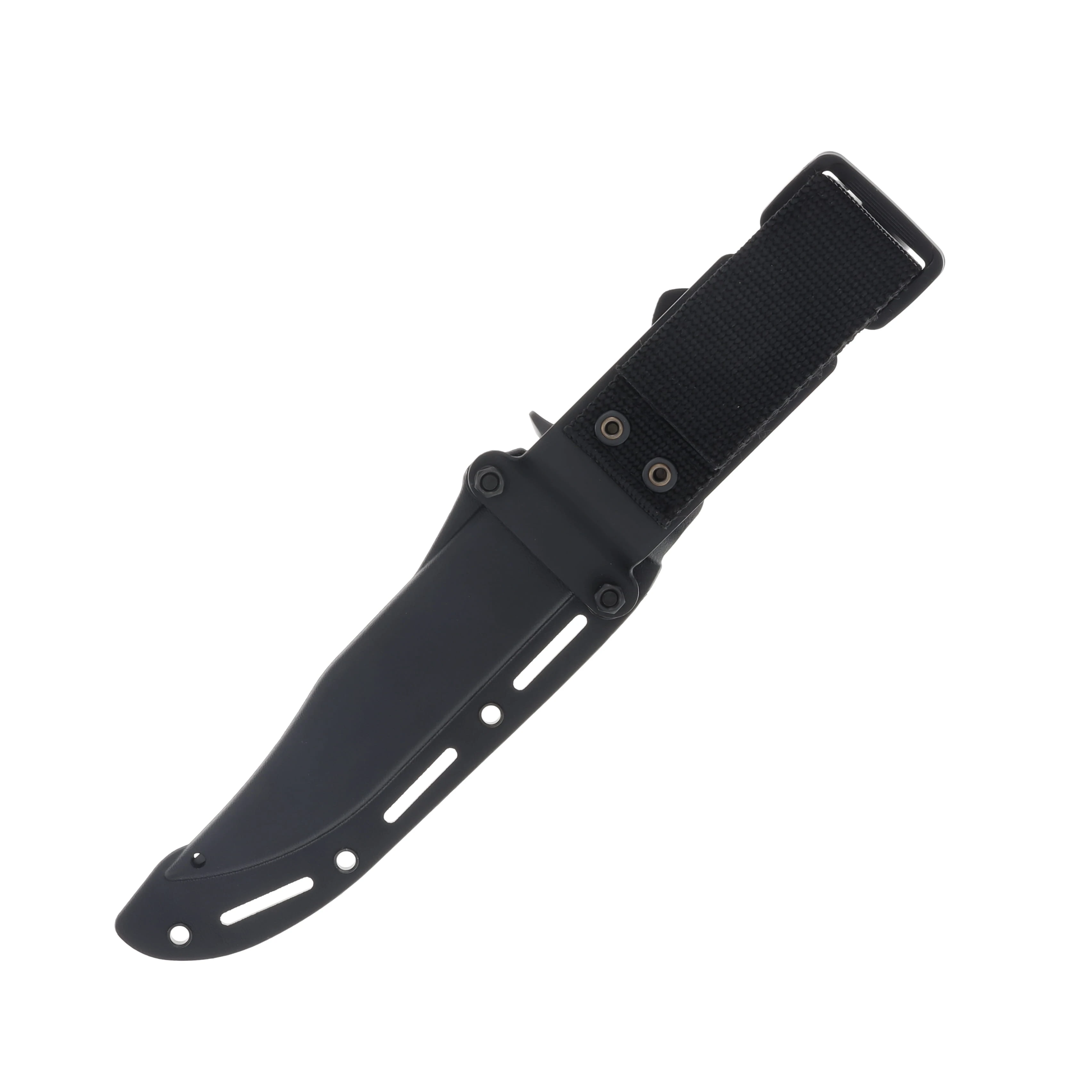 SOG Tech Bowie Fixed Blade 6.4in Black Plain Clip Point SOGS10B View 4