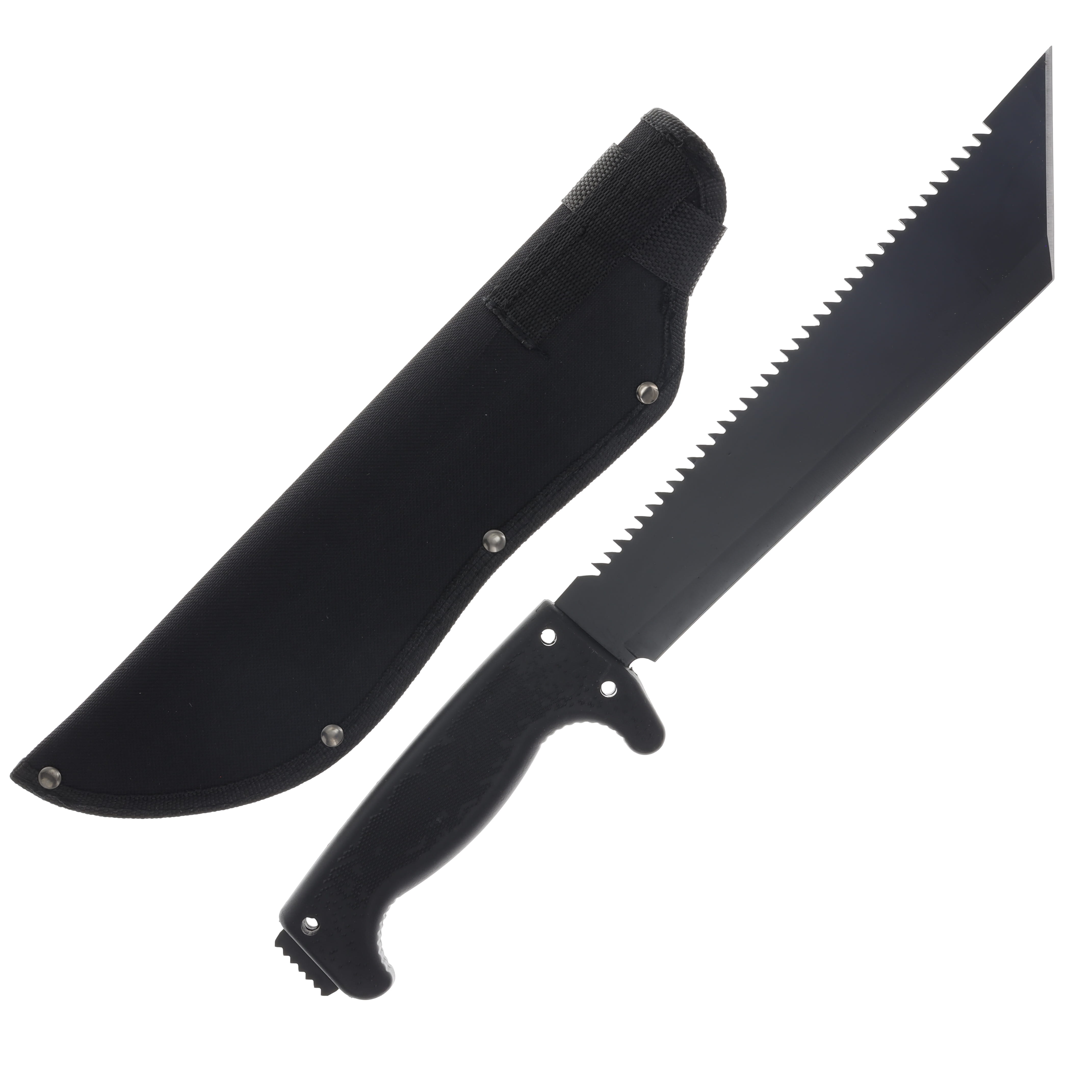 SOG SOGfari Tanto Machete 10in Sawback Fixed Blade SOGMC04N View 2