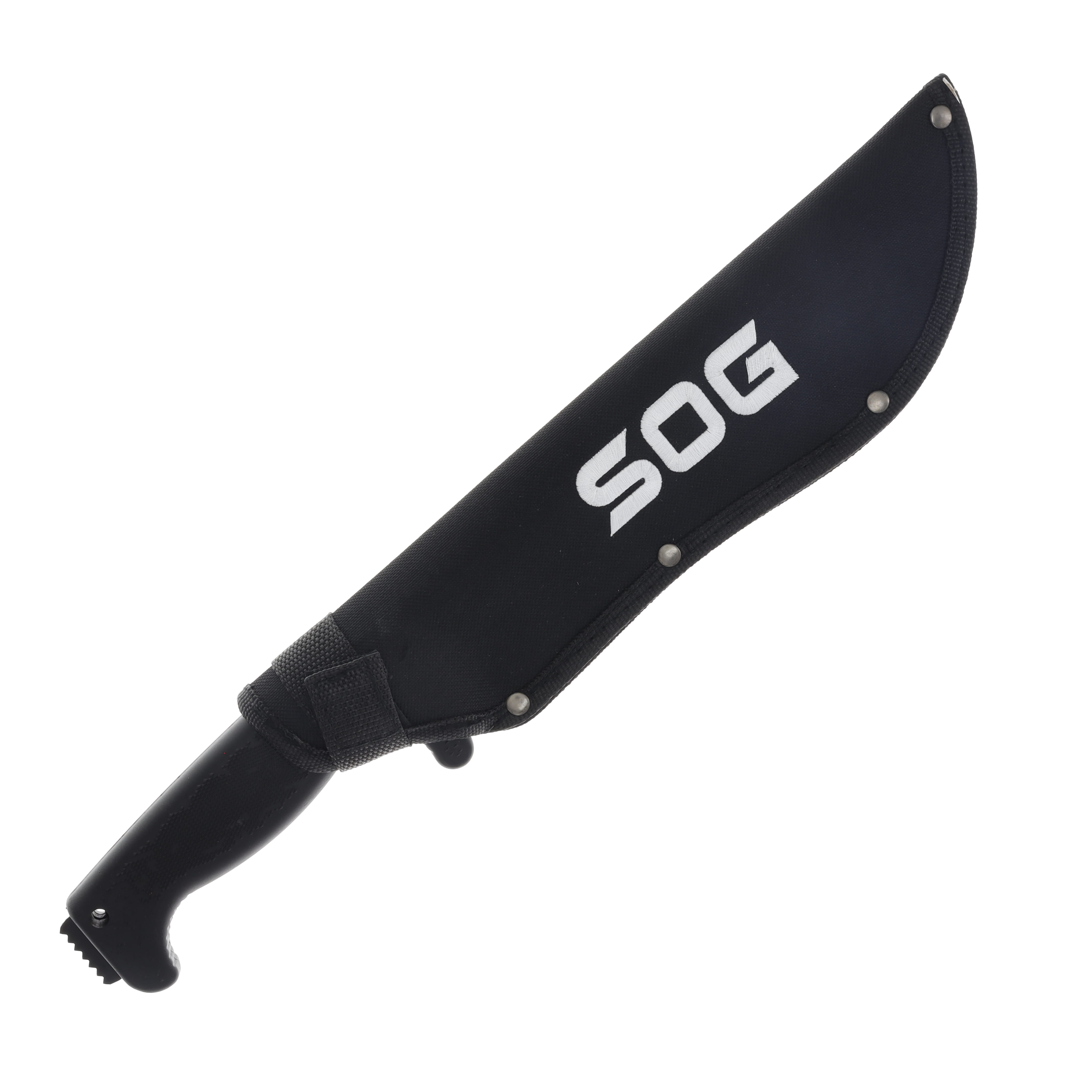 SOG SOGfari Tanto Machete 10in Sawback Fixed Blade SOGMC04N View 4