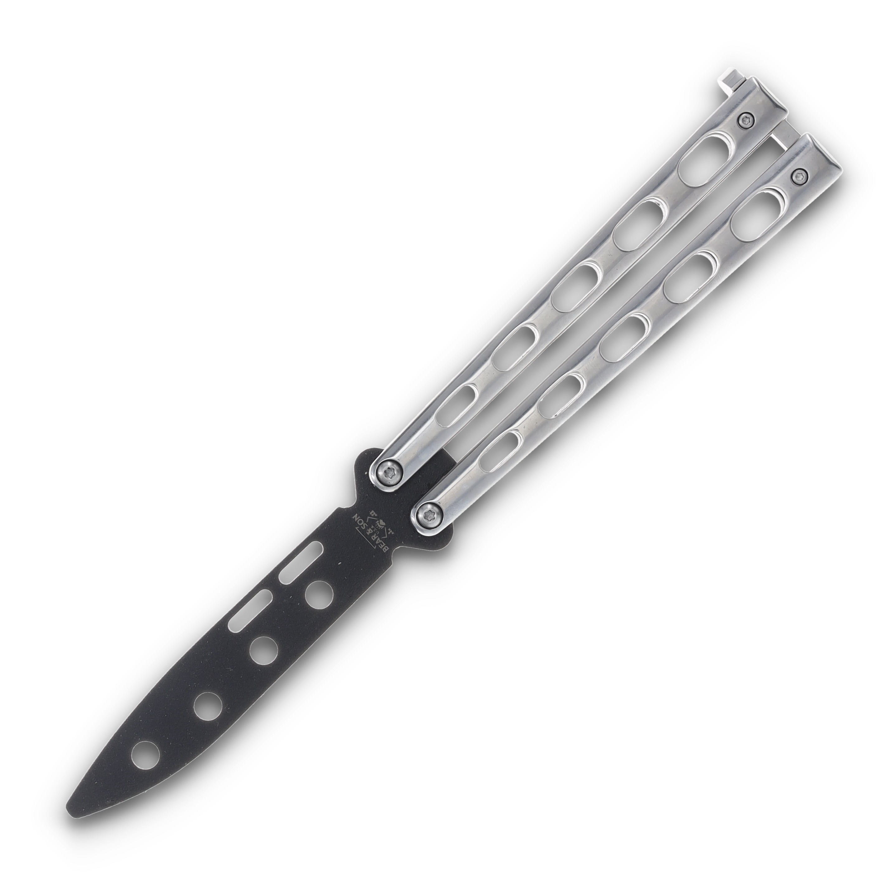 Bear & Son 5" Stainless Steel Powder Coated Butterfly Trainer BRSS15TR View 1