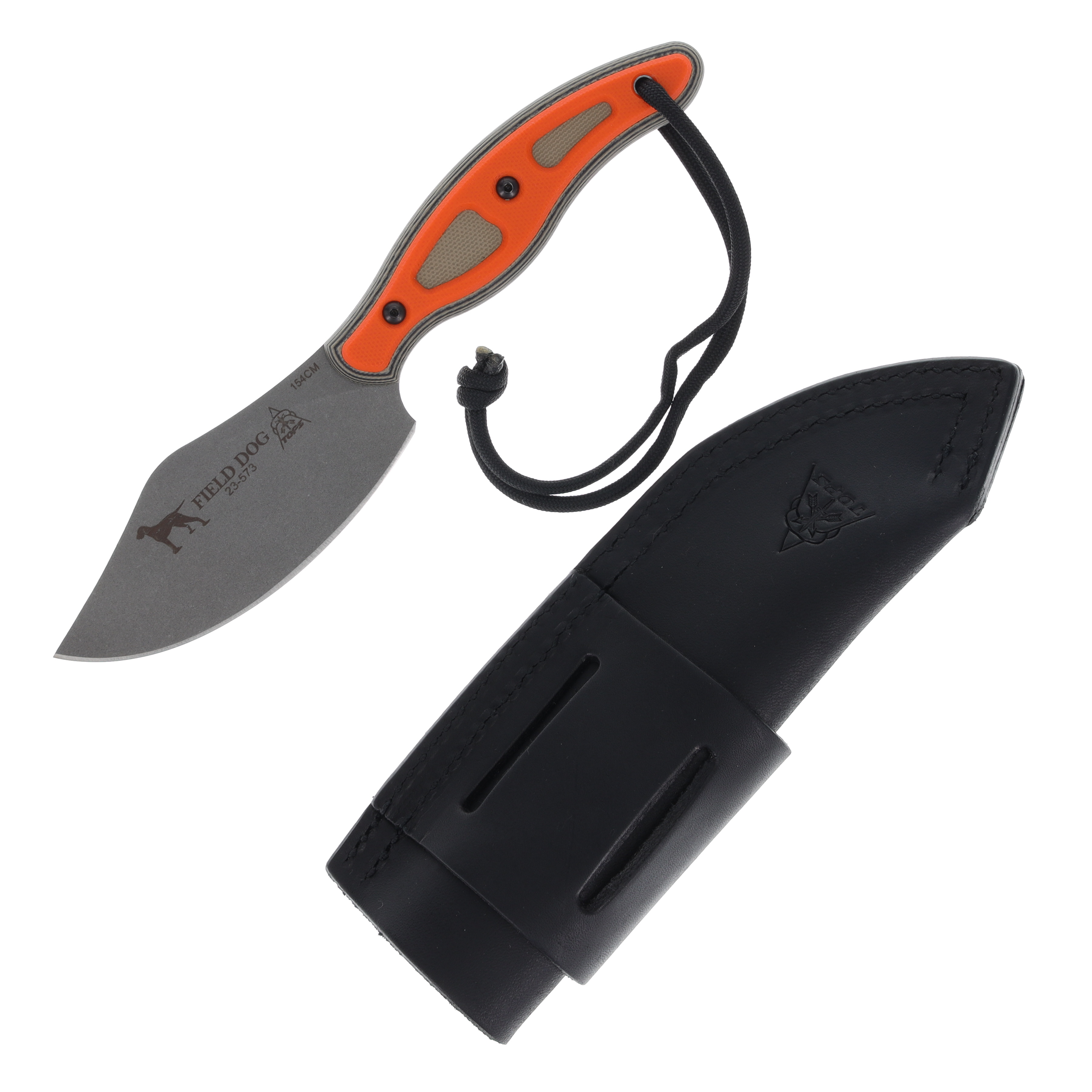 TOPS Knives Ana Espinoza Field Dog Fixed Blade Knife 3.88in – Clip Point TPFDOG01 View 2