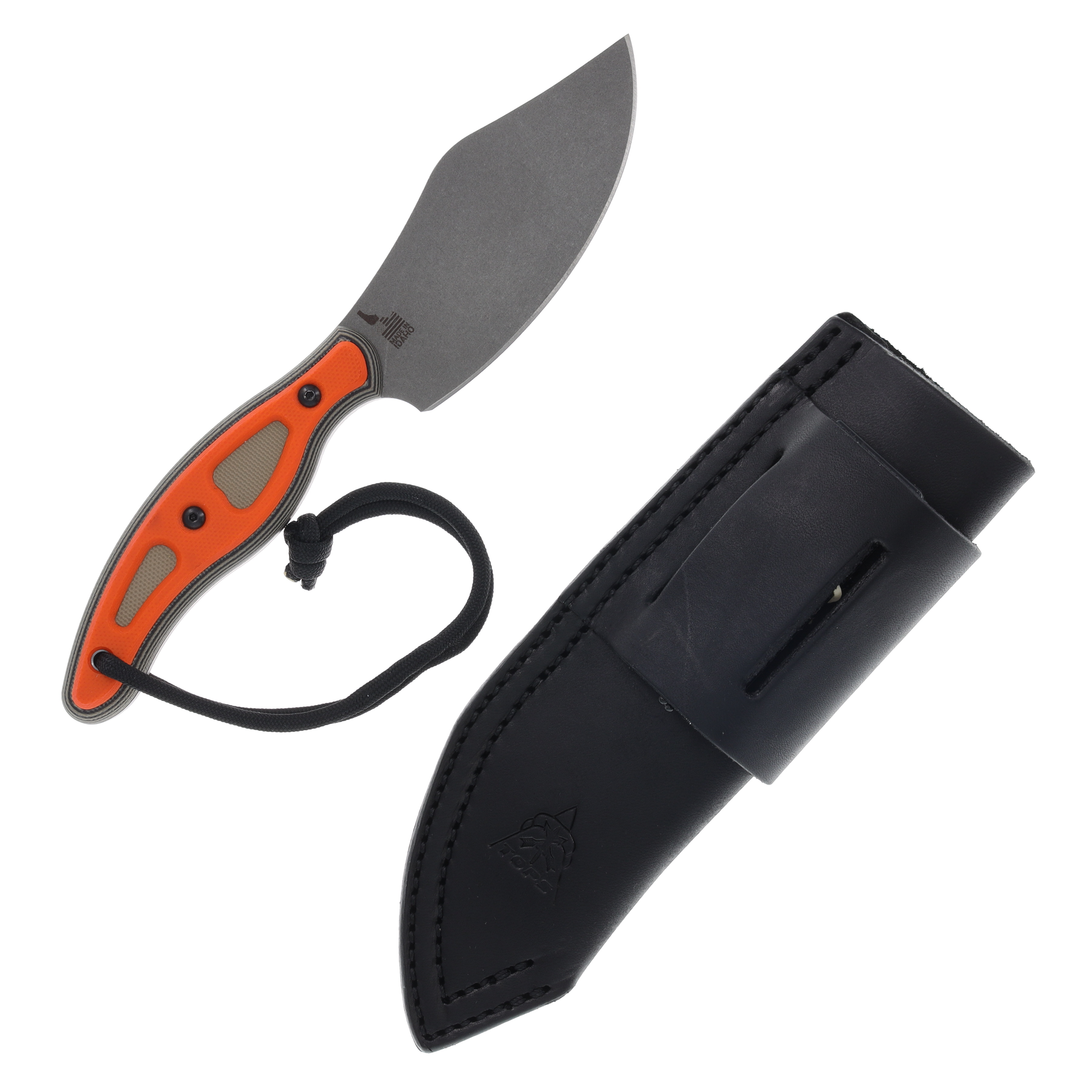 TOPS Knives Ana Espinoza Field Dog Fixed Blade Knife 3.88in – Clip Point TPFDOG01 View 3