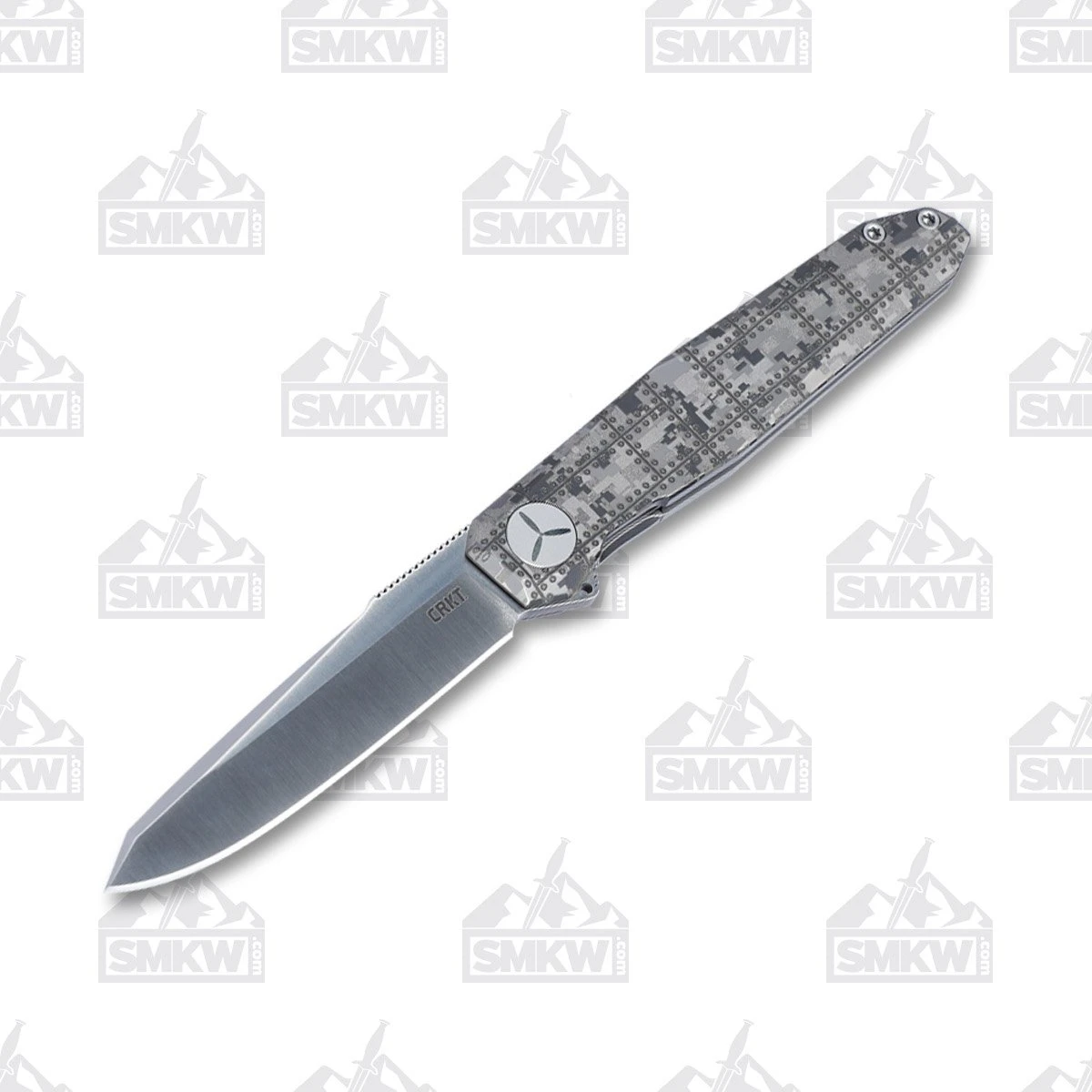 CRKT Facet Rivet Premium Limited Edition Folding Knife (Camo Titanium) CRK253TM390 View 1