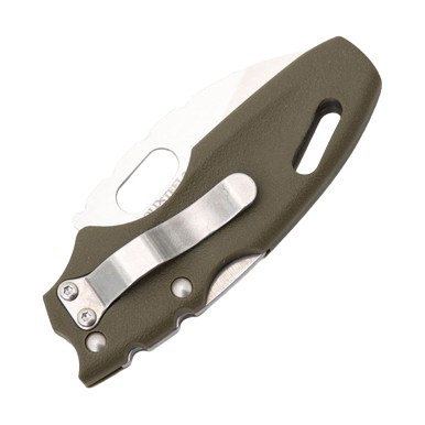 Cold Steel Mini Tuff Lite Folding Knife OD Green 2in Wharncliffe CS20MTGD View 7