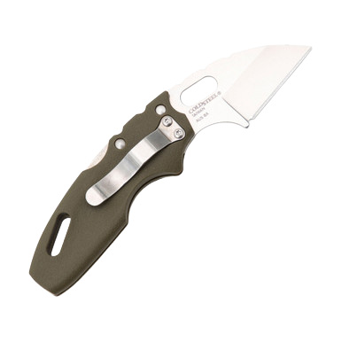 Cold Steel Mini Tuff Lite Folding Knife OD Green 2in Wharncliffe CS20MTGD View 3