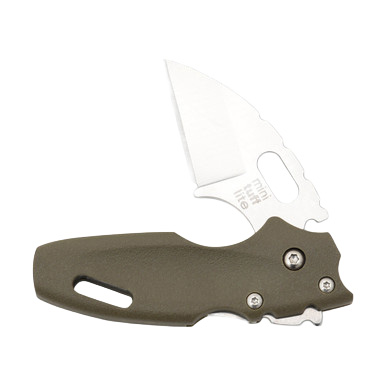 Cold Steel Mini Tuff Lite Folding Knife OD Green 2in Wharncliffe CS20MTGD View 4