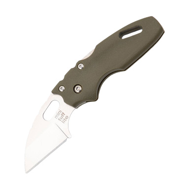 Cold Steel Mini Tuff Lite Folding Knife OD Green 2in Wharncliffe CS20MTGD View 2