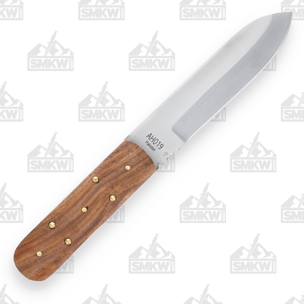 American Hunter Utility Fixed Blade Knife 4.75in Plain Satin Drop Point AH019 View 2