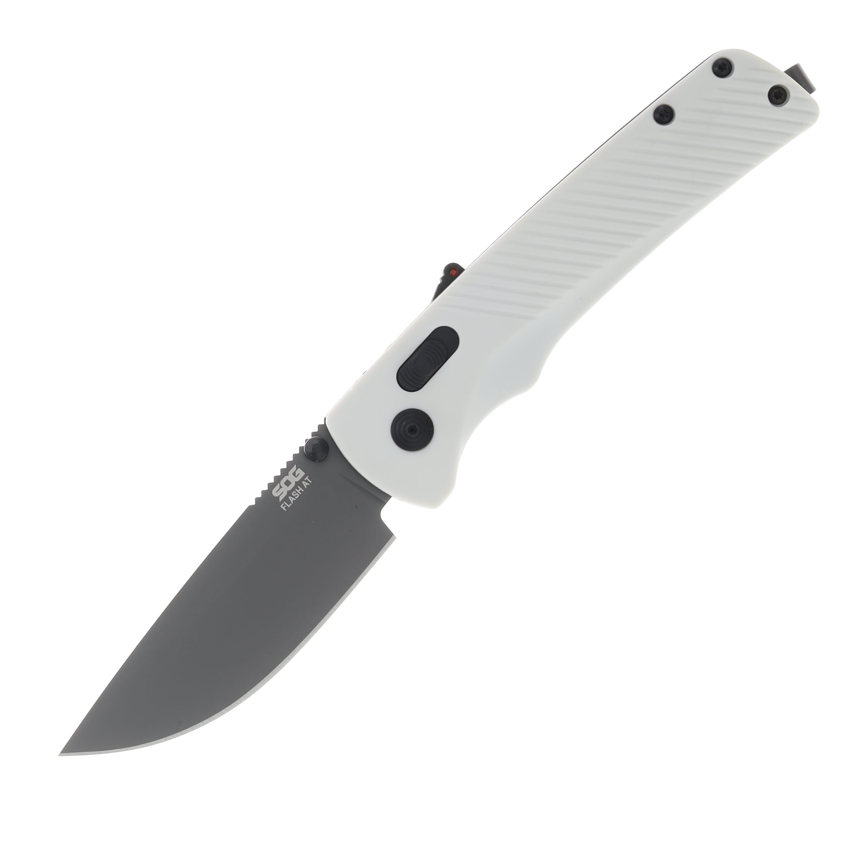 SOG Knives Flash AT Folding Knife Concrete Cool Gray 3.45in Drop Point SOG-11-18-10-41 View 1