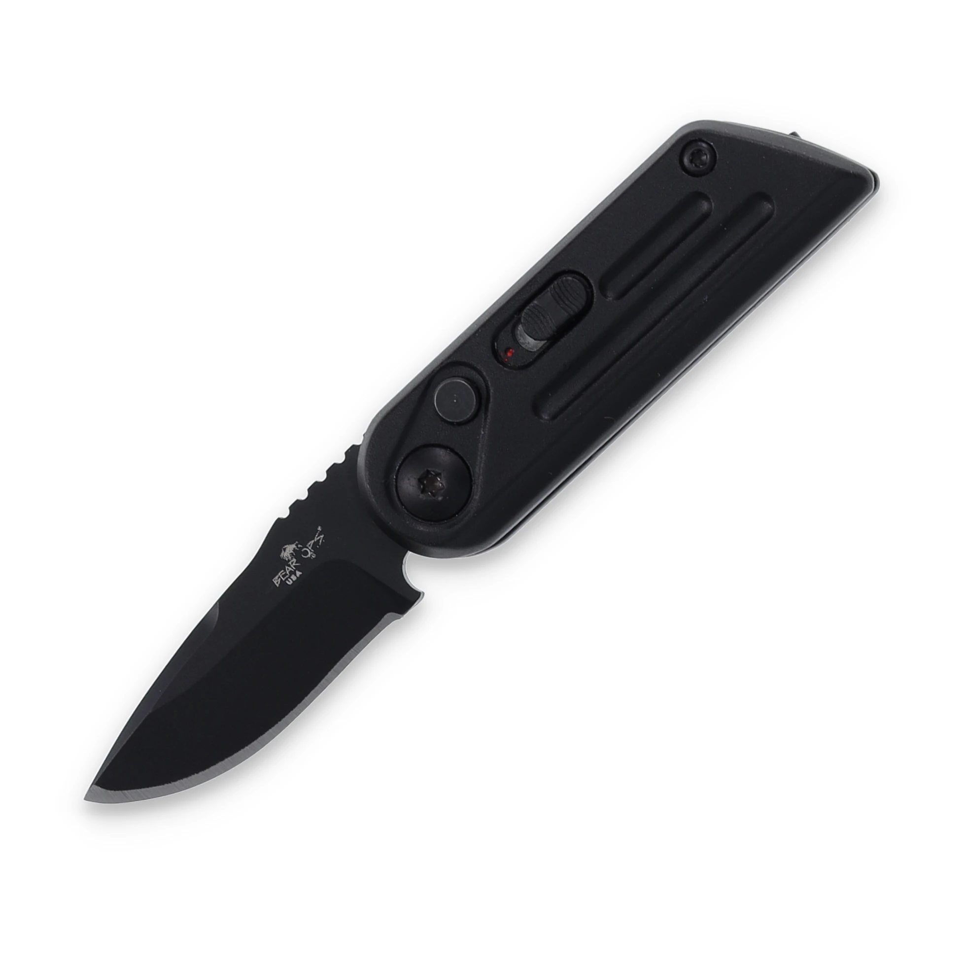 Bear & Son Bold Action XIV Black Out-the-Side Automatic Knife AUBR1400AIBK View 1