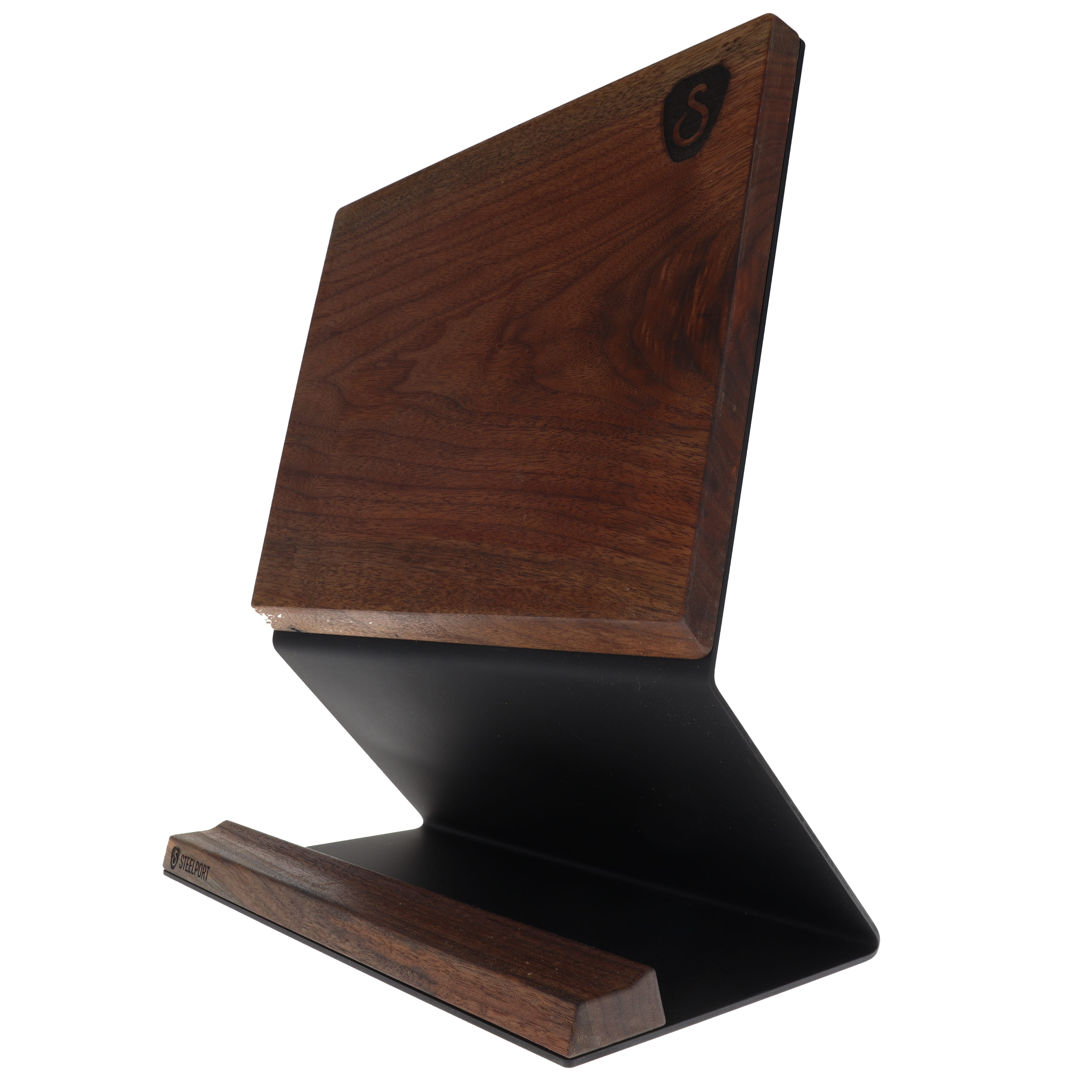Steelport Magnetic Walnut Kitchen Knife Block KB1-1000 View 1