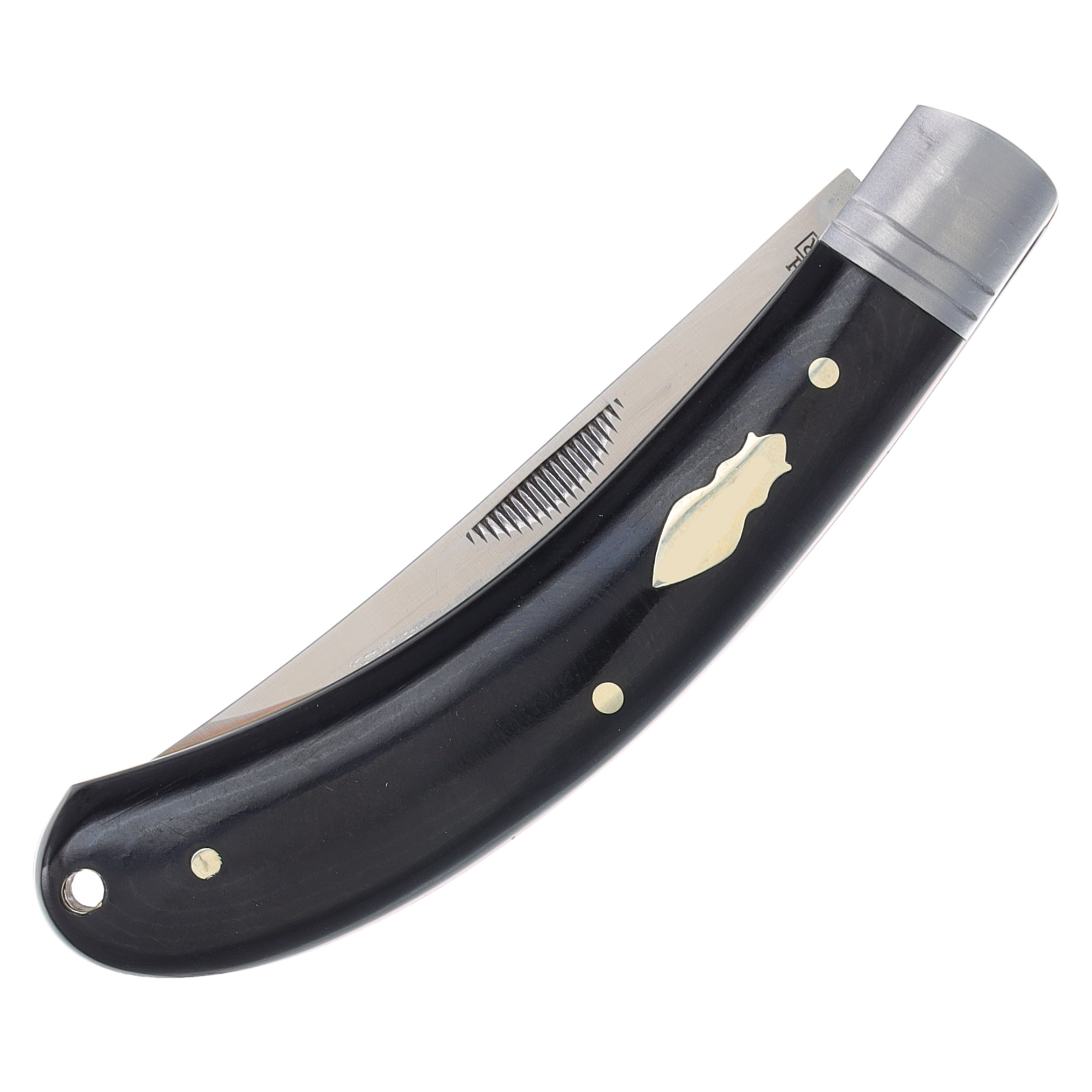 Rough Ryder Black Micarta Large Bow Trapper Folding Knife RR2456 View 5