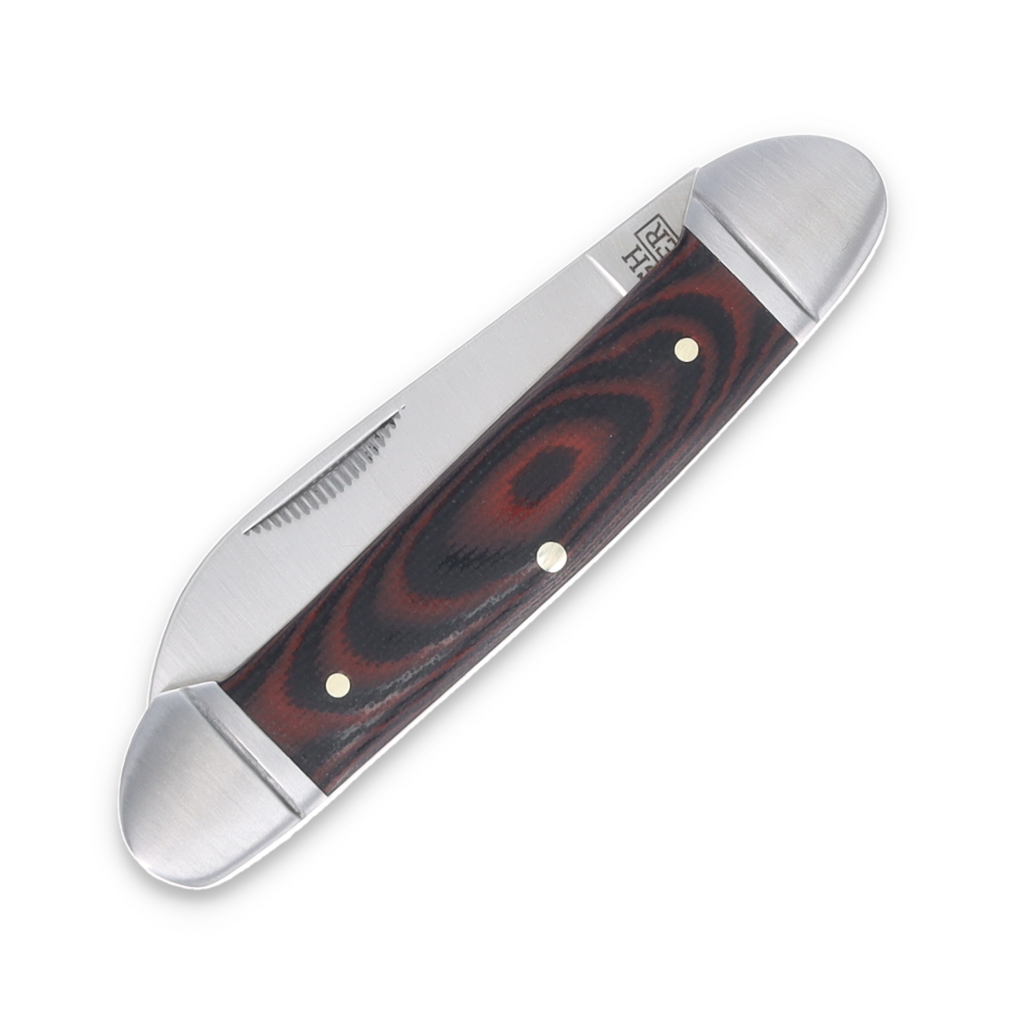 Rough Ryder Black and Red G-10 Canoe Folding Knife RR2297 View 3