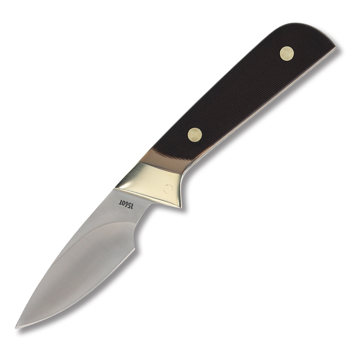 Old Timer Brown Sawcut Composition Little Finger Fixed Blade Knife SCT156 View 2